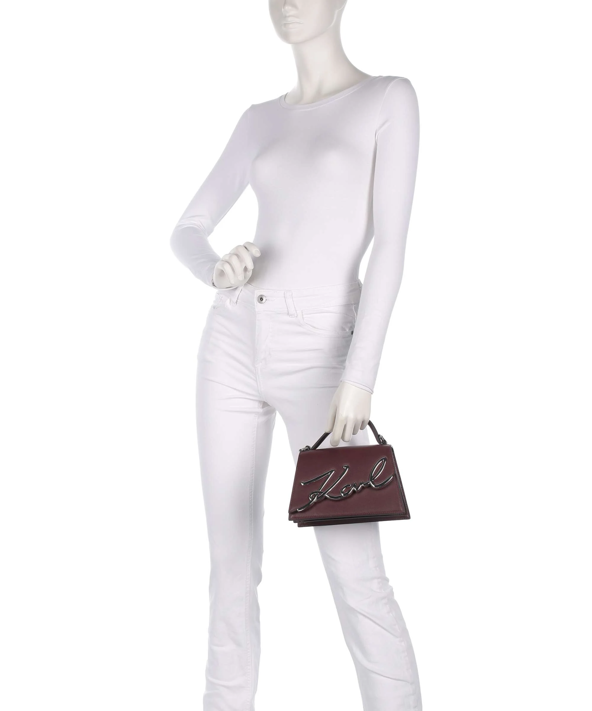 Karl Lagerfeld K/Signature 2.0 Crossbody bag windsor/burgundy - Image 3