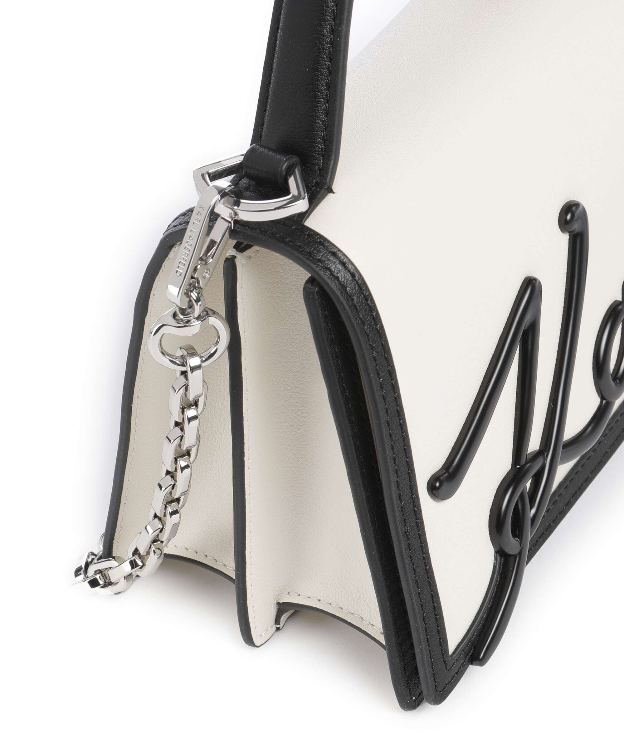 Karl Lagerfeld K/Signature 2.0 Crossbody bag white/black - Image 4