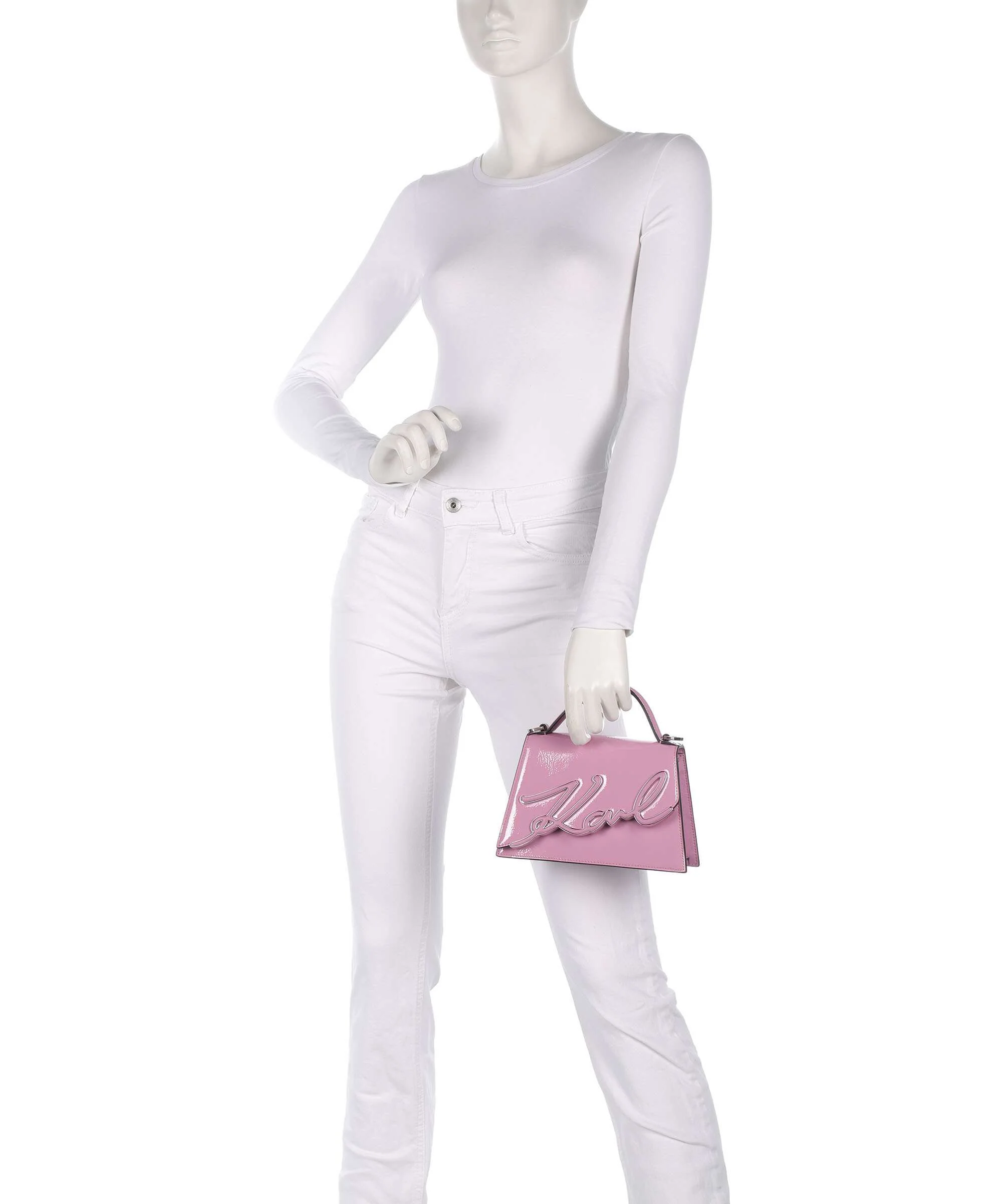 Karl Lagerfeld K/Signature 2.0 Small Crossbody bag cyclamen - Image 3