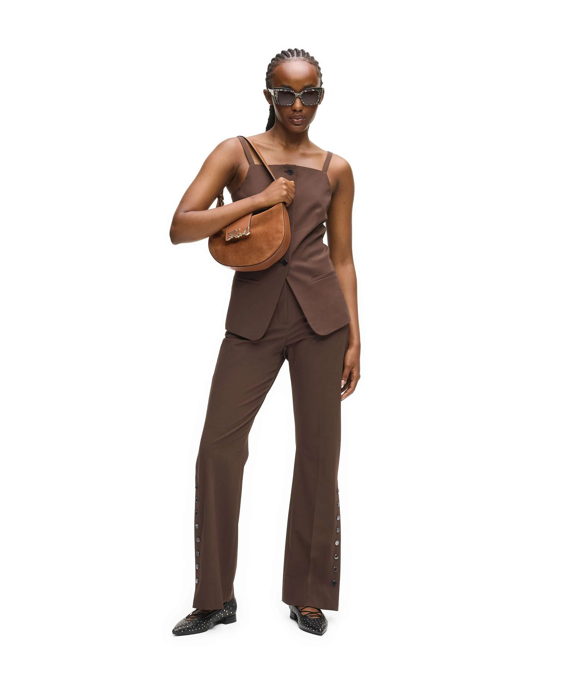 Karl Lagerfeld K/Signature Hobo bag dark tan - Image 3