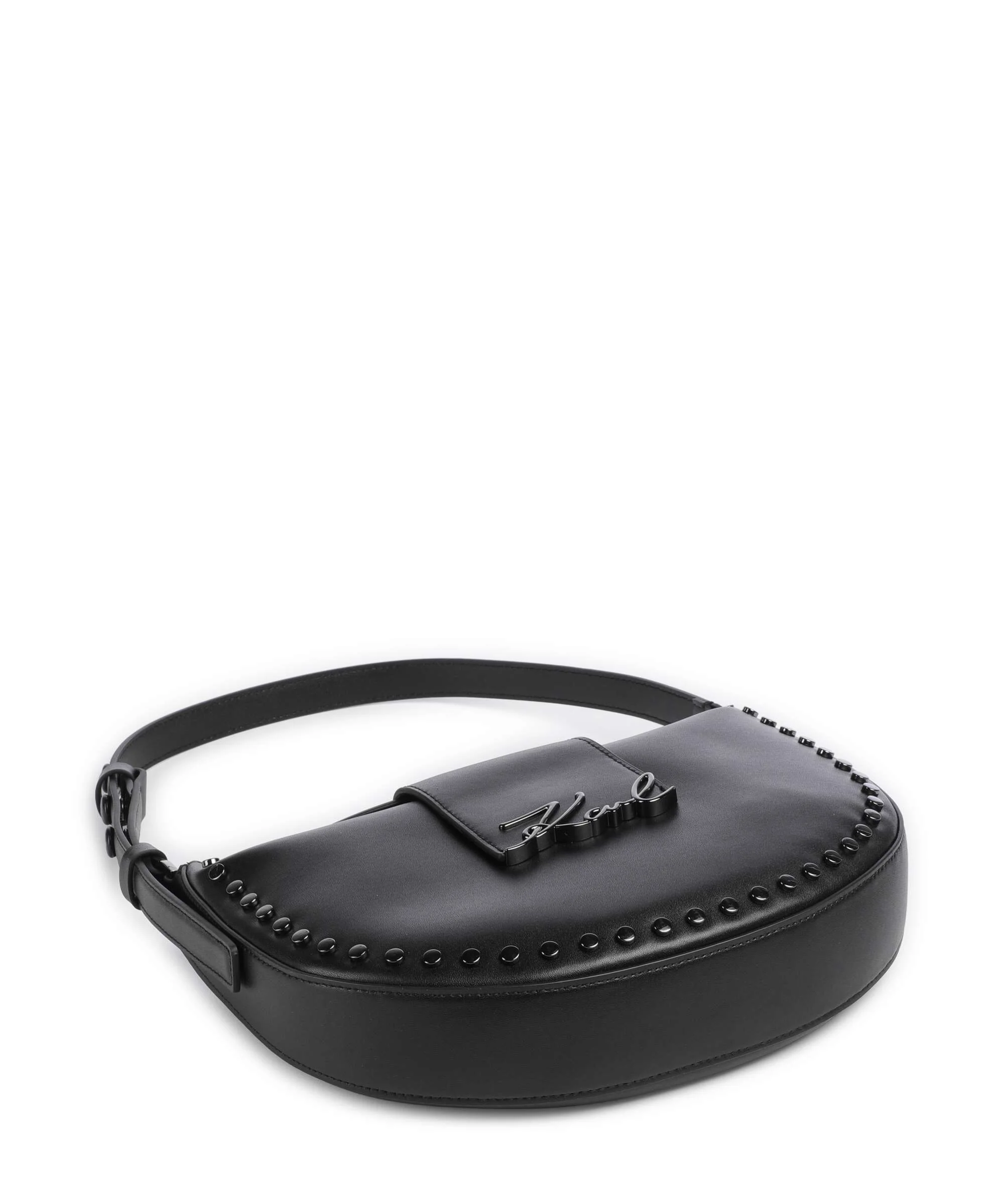 Karl Lagerfeld K/Signature Hobo bag black embellishment - Image 5