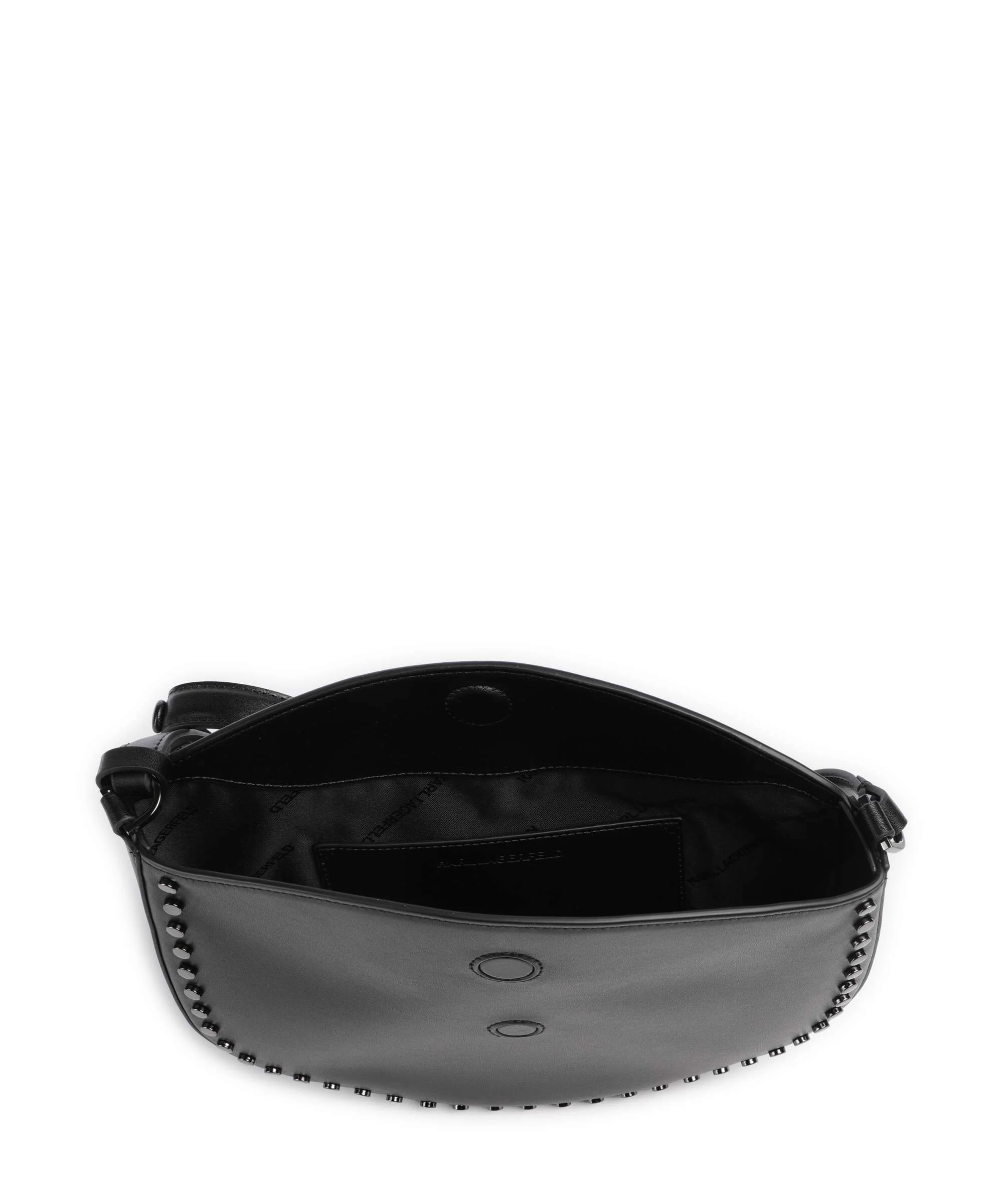 Karl Lagerfeld K/Signature Hobo bag black embellishment - Image 6
