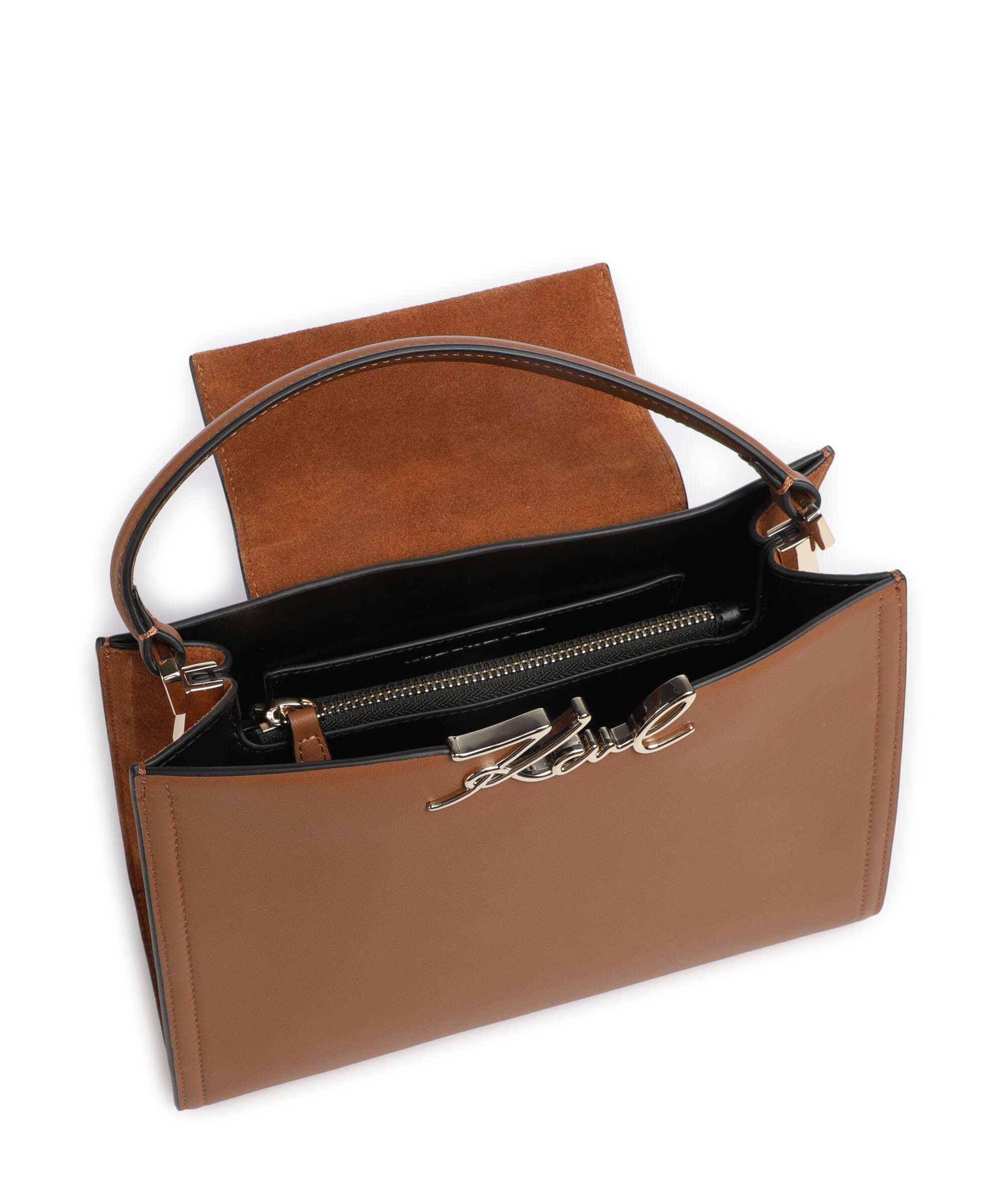 Karl Lagerfeld K/Signature Medium Handbag dark tan - Image 5
