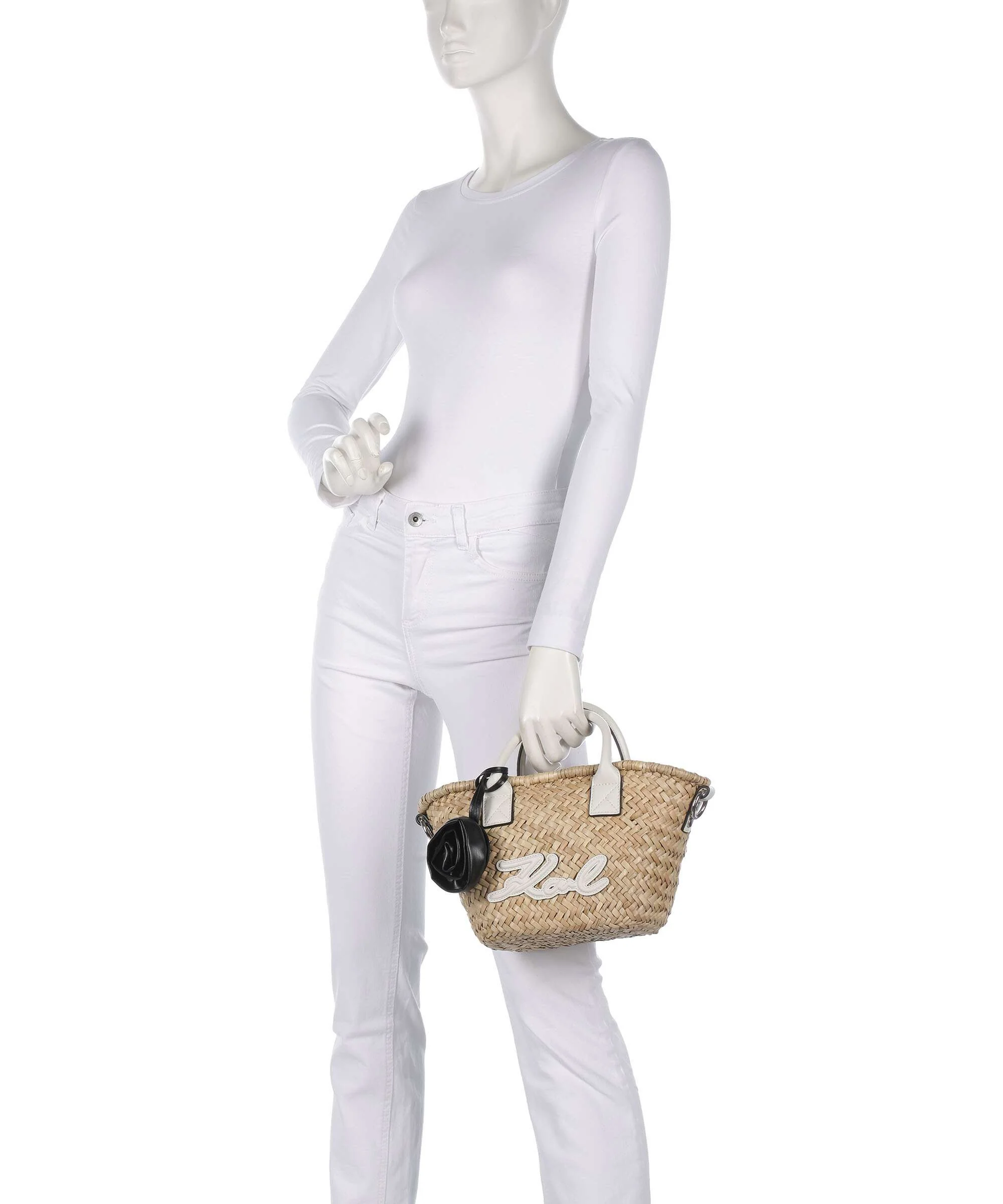 Karl Lagerfeld K/Signature Small Handbag natural/cementhe - Image 3