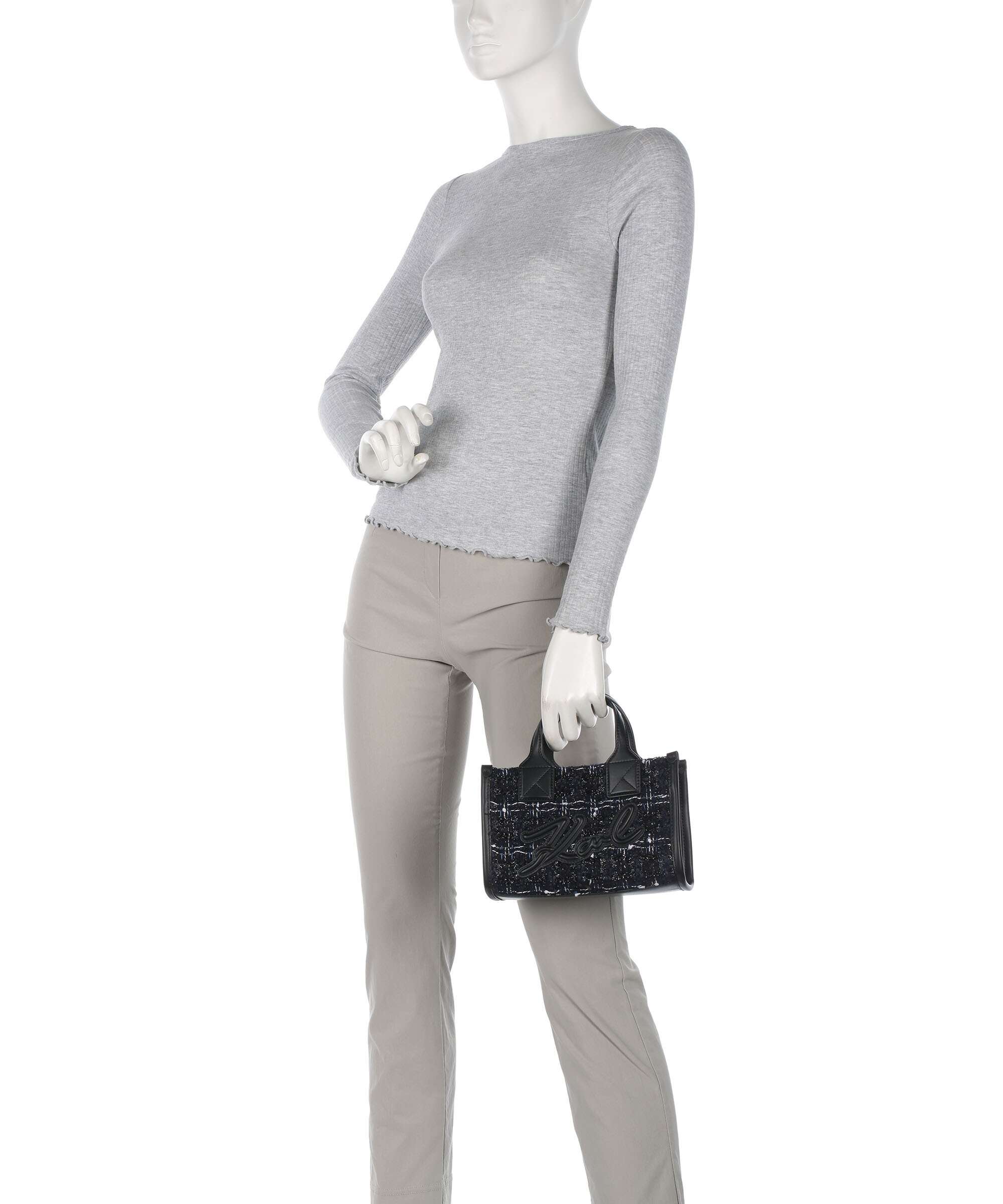 Karl Lagerfeld K/Skuare Small Handbag dark navy/boucle - Image 3