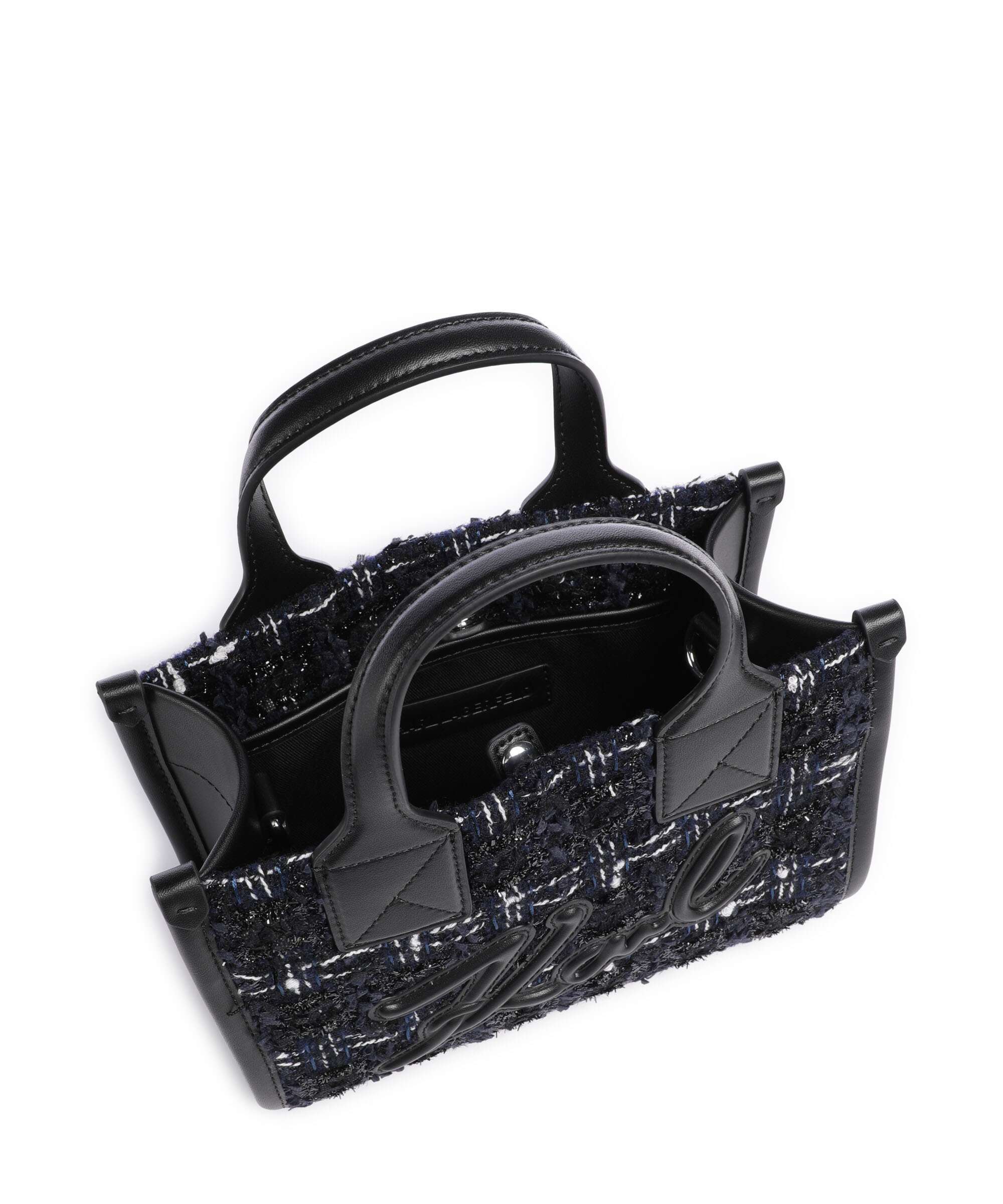 Karl Lagerfeld K/Skuare Small Handbag dark navy/boucle - Image 6