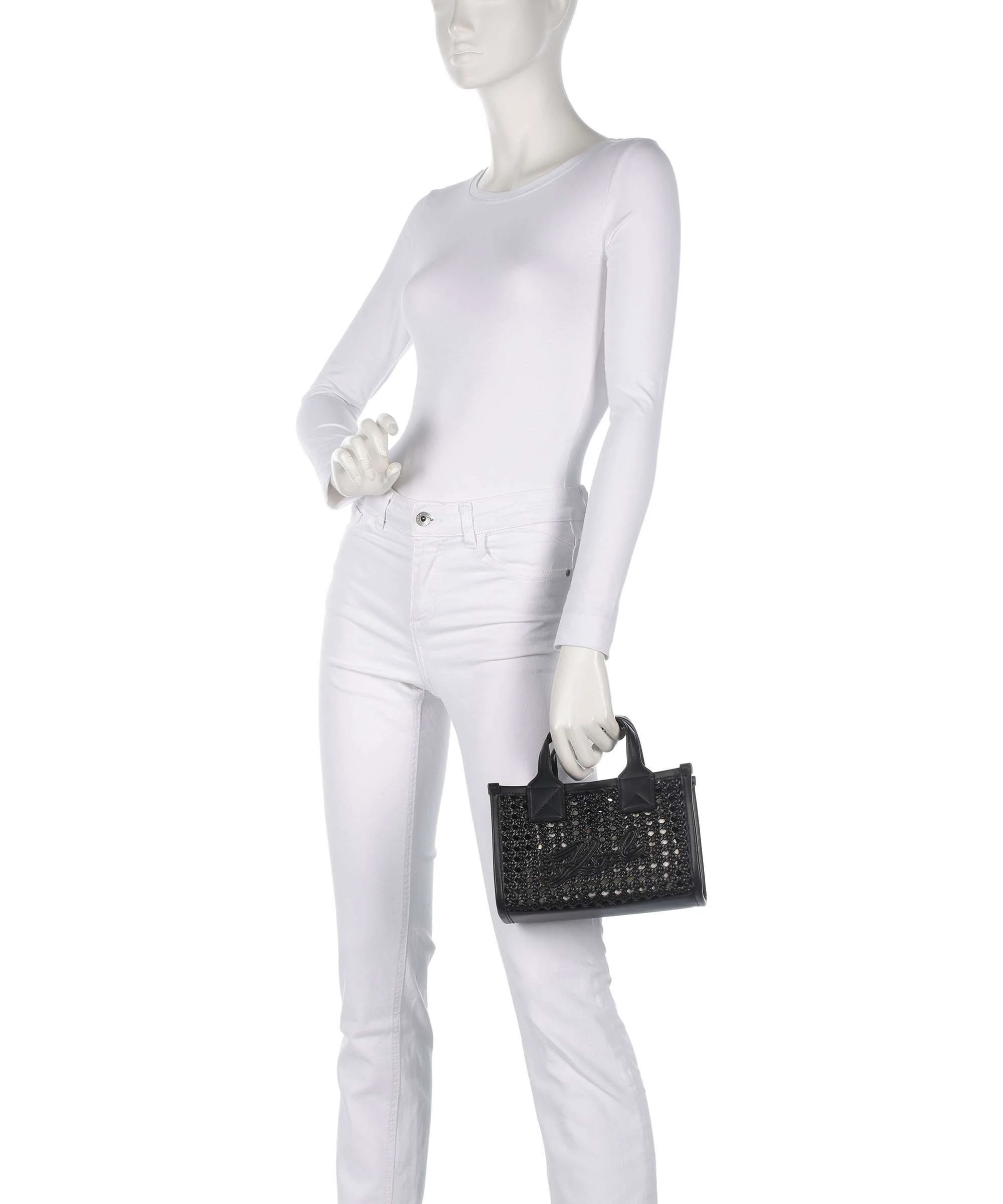 Karl Lagerfeld K/Skuare Small Handbag black/nickel - Image 3