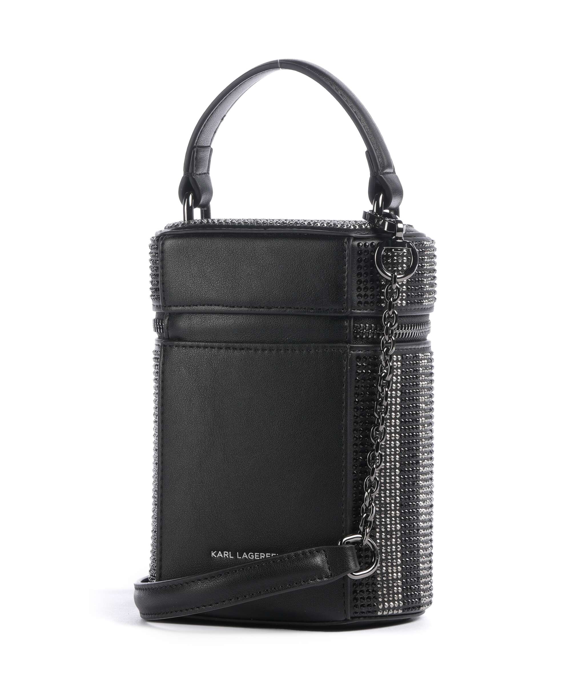 Karl Lagerfeld K/Soiree Bucket bag black embellishment - Image 2