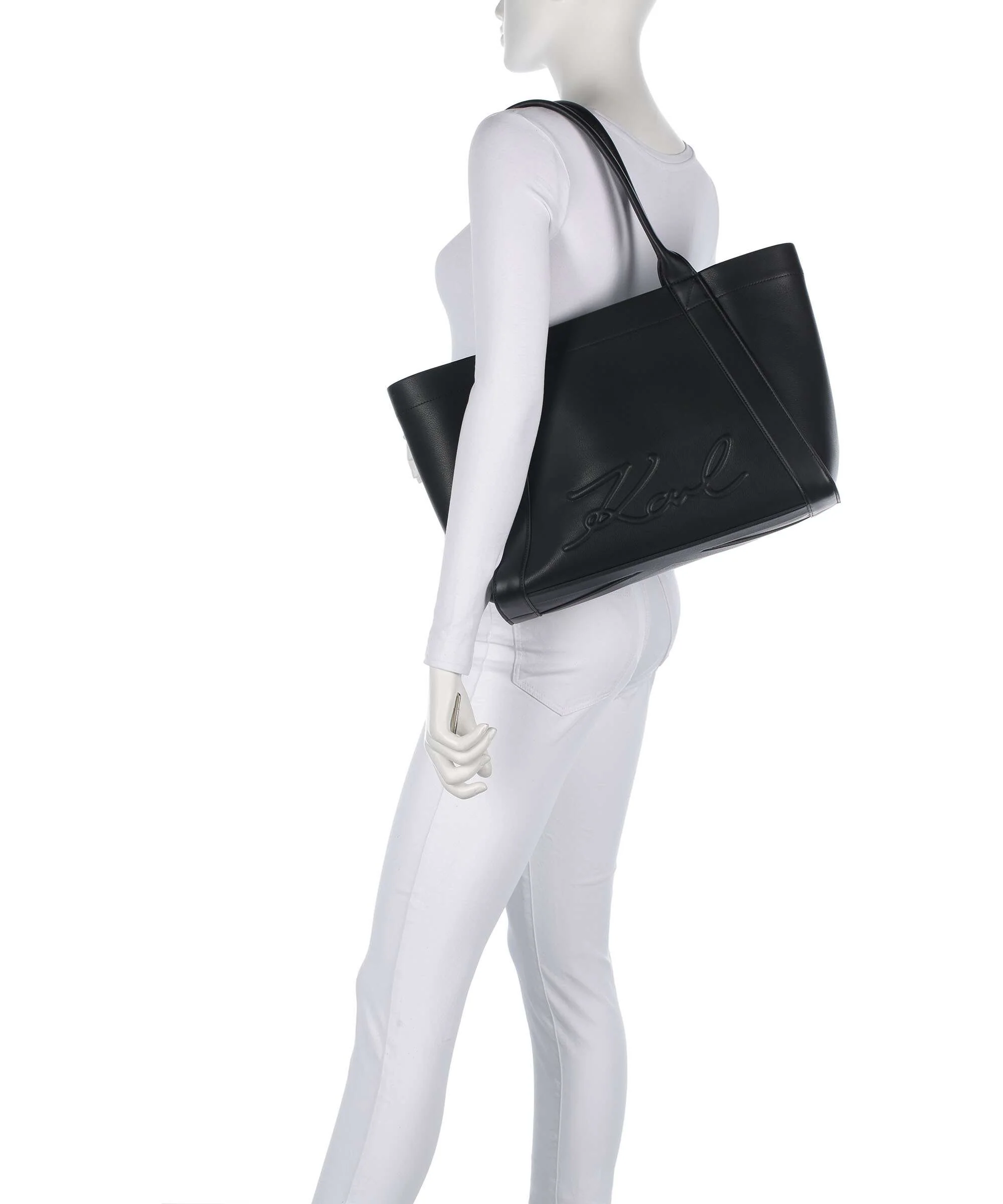 Karl Lagerfeld K/Ville Medium Tote bag black/nickel - Image 3