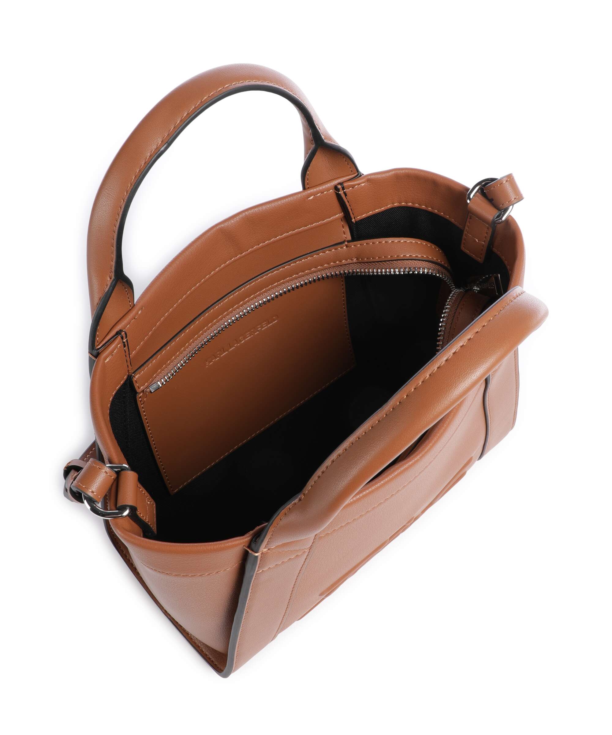 Karl Lagerfeld K/Ville Small Handbag dark tan - Image 5