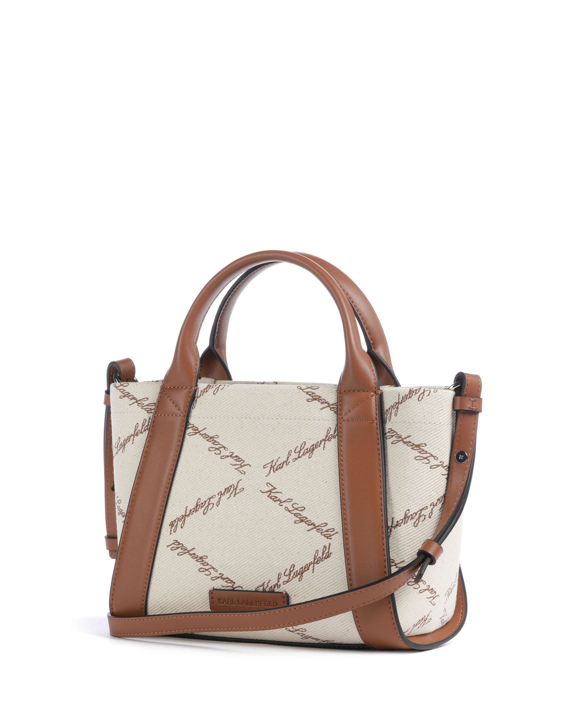 Karl Lagerfeld K/Ville Small Handbag natural canvas/tan - Image 2