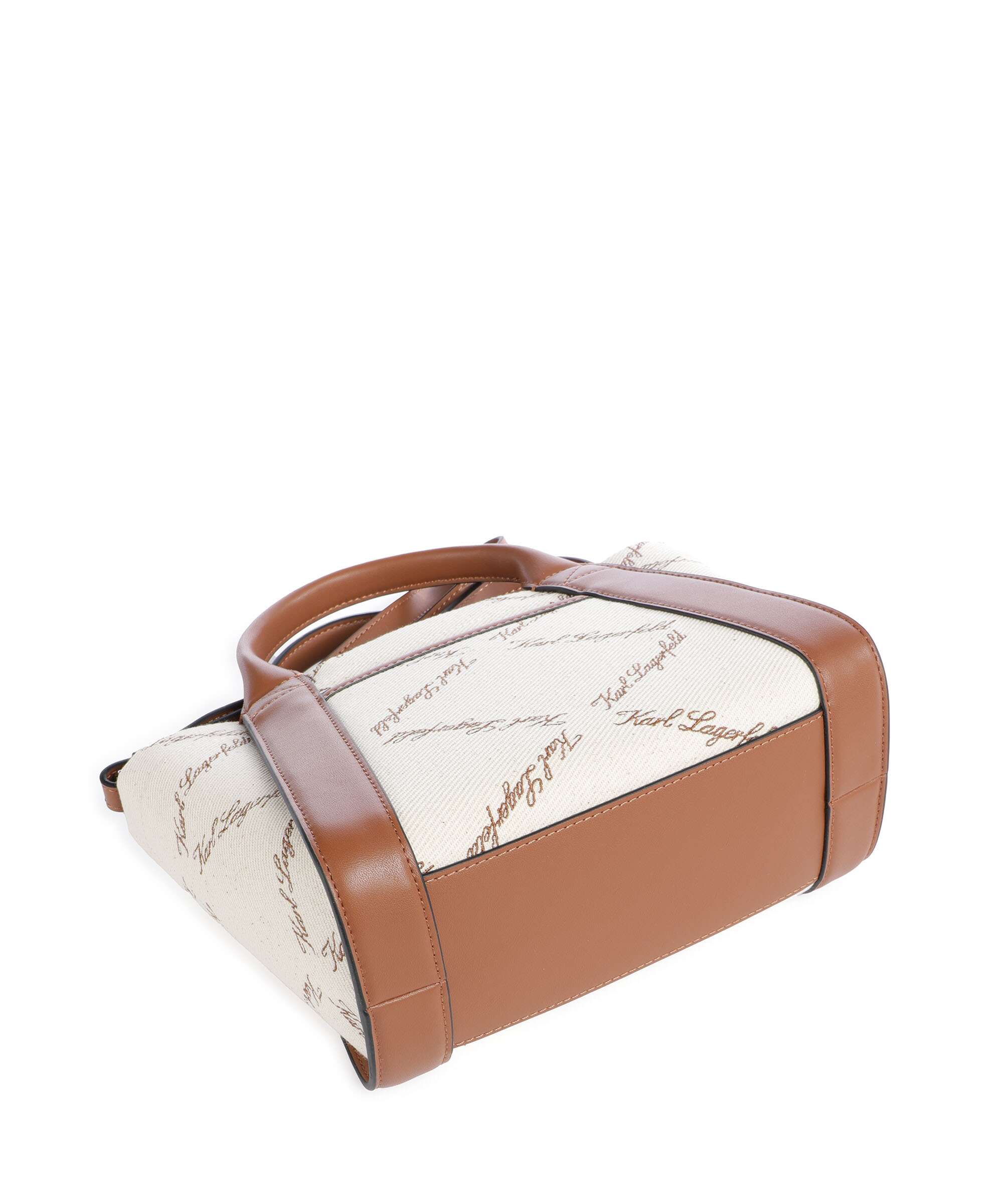 Karl Lagerfeld K/Ville Small Handbag natural canvas/tan - Image 4