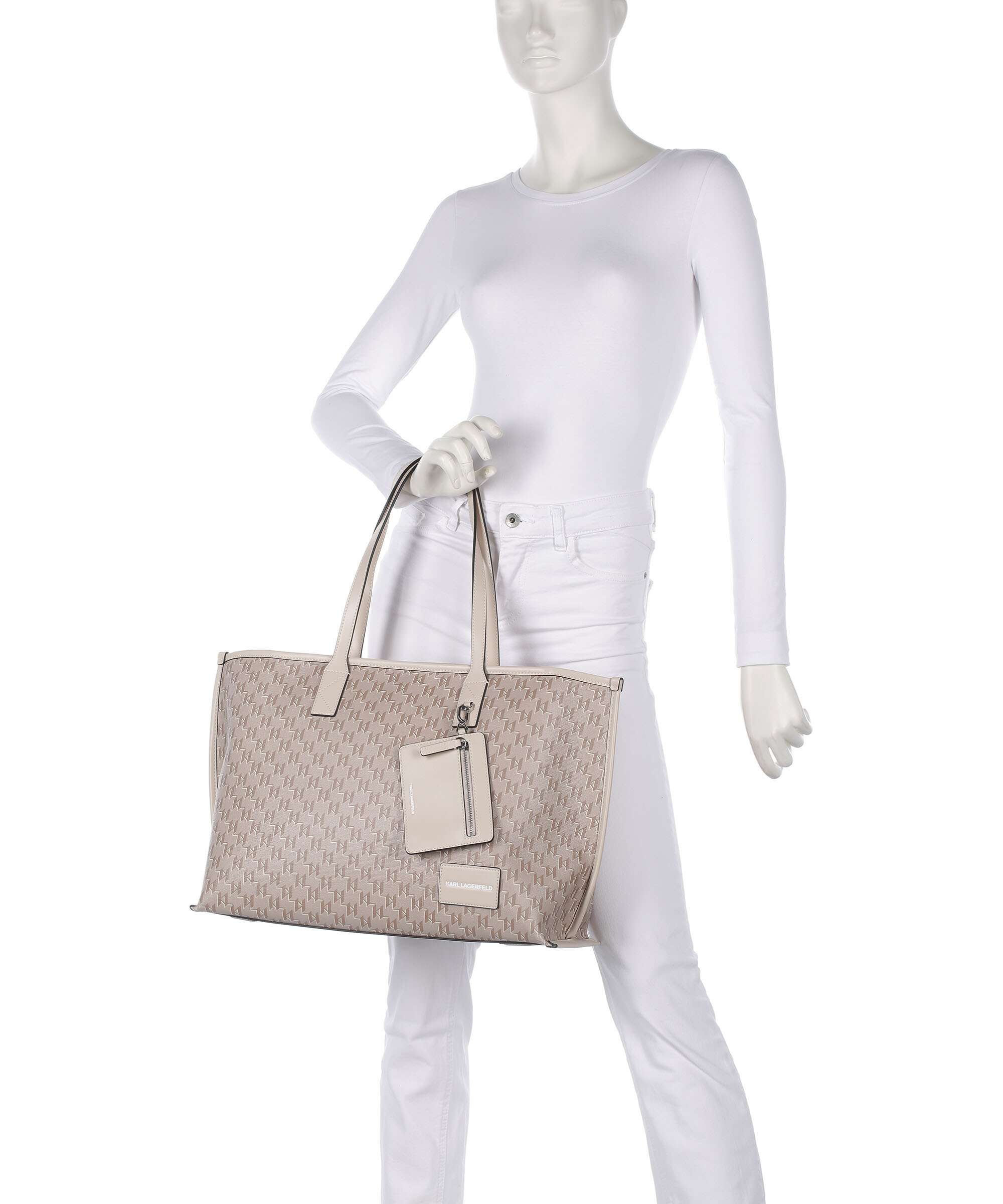 Karl Lagerfeld K/Voyage Tote bag trench beige/mono - Image 3