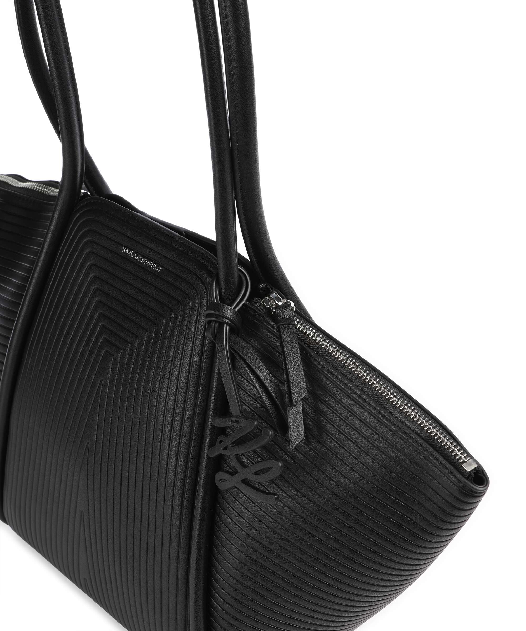 Karl Lagerfeld K/Wellen Medium Tote bag black - Image 4