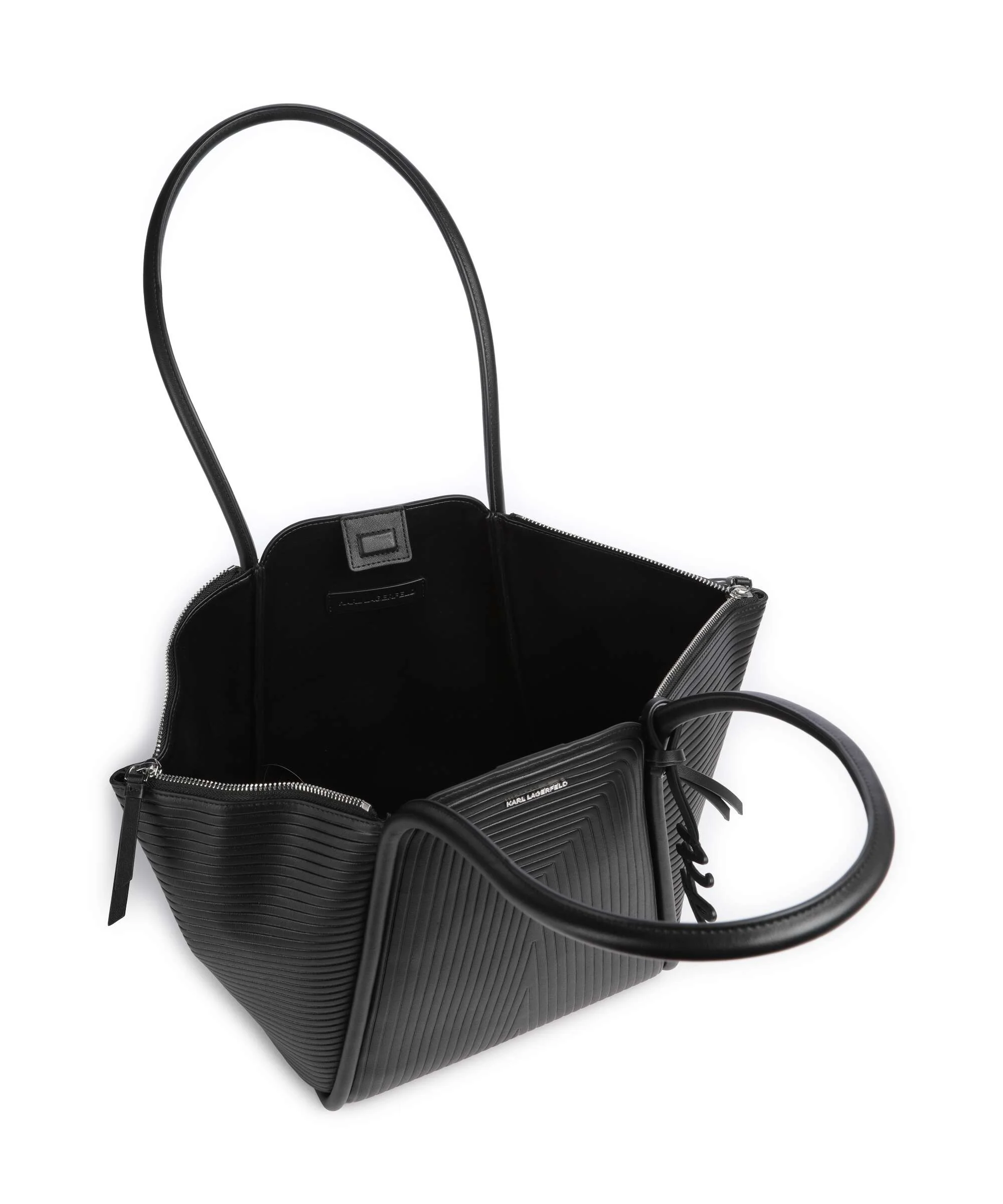 Karl Lagerfeld K/Wellen Medium Tote bag black - Image 6