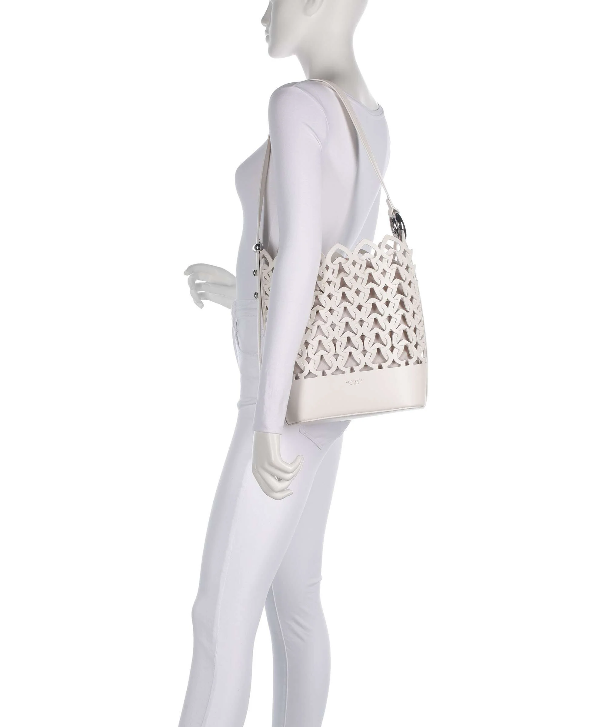 Kate Spade New York Halo Bucket bag cream - Image 3