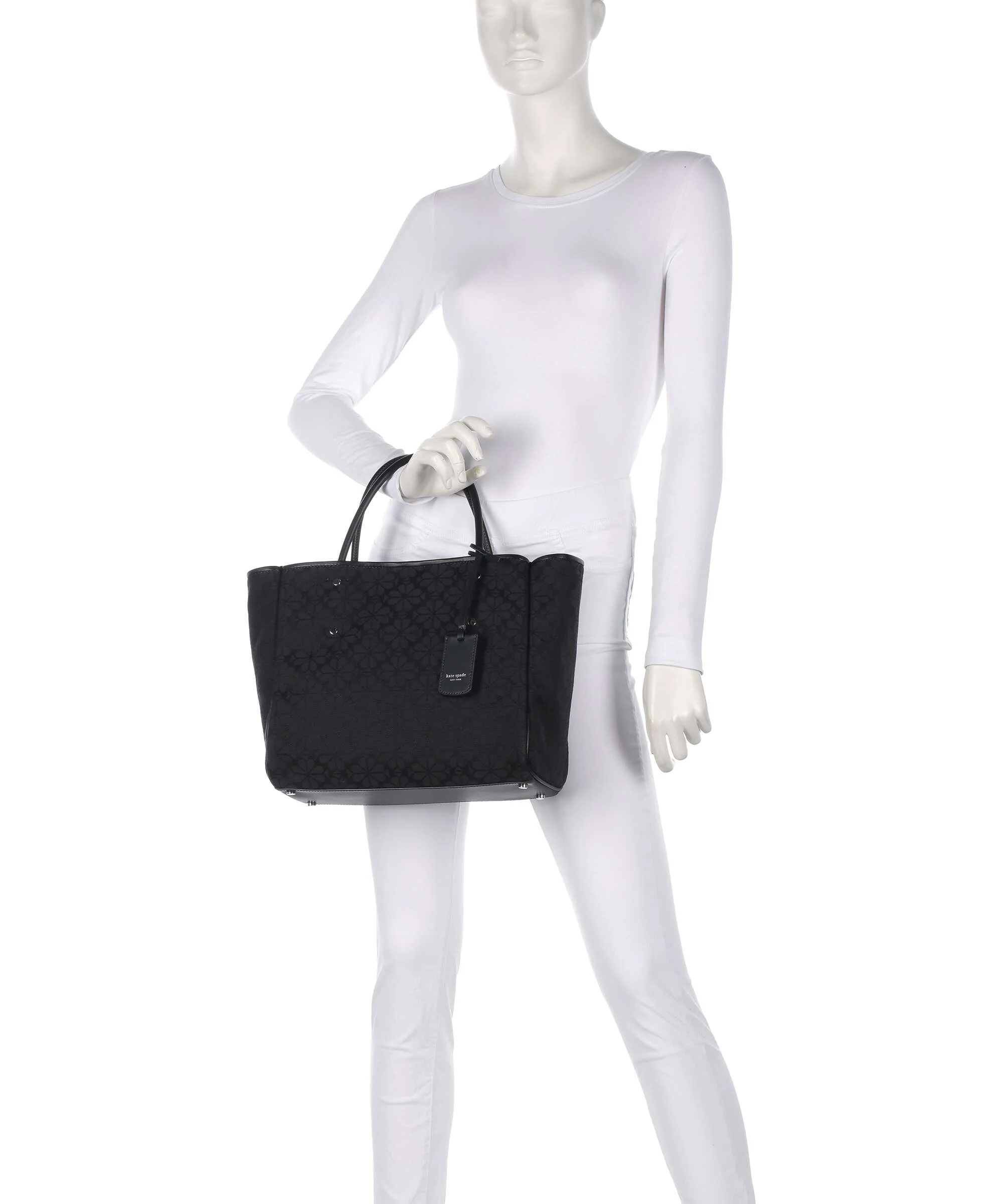 Kate Spade New York Spade Flower Jacquard Handbag black/multicolour - Image 3