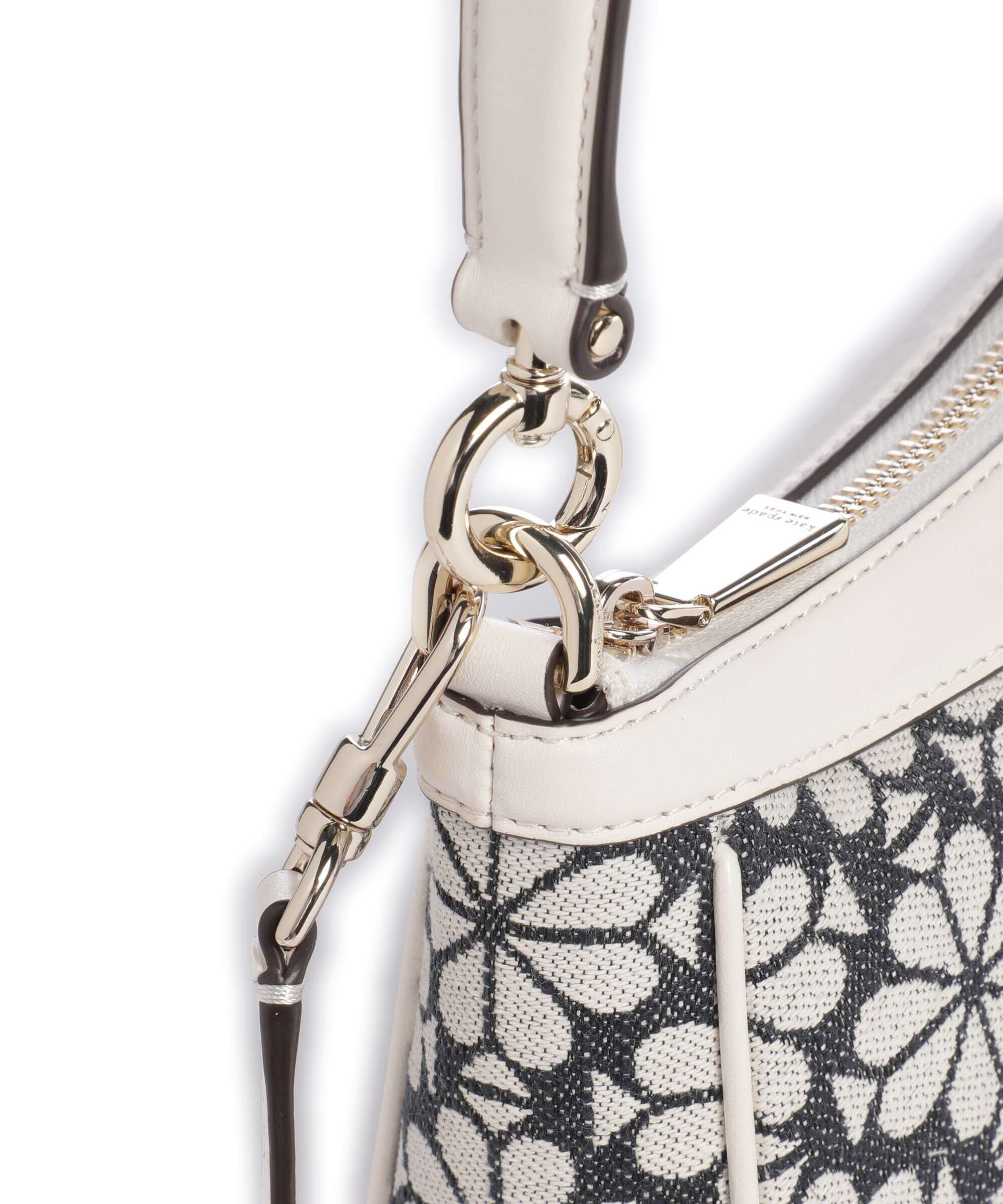 Kate Spade New York Spade Flower Jacquard Shoulder bag charcoal grey/multicolour - Image 4