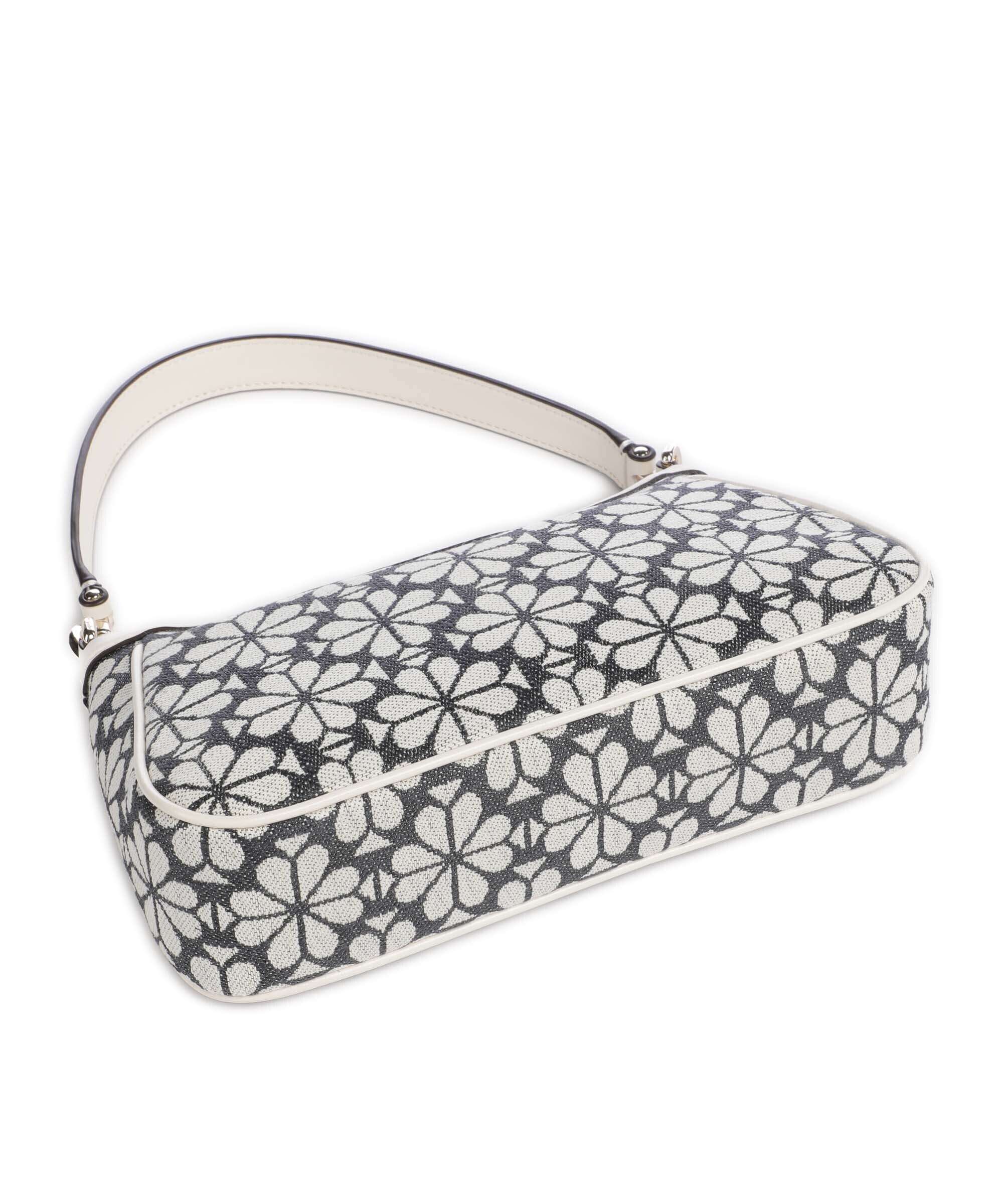 Kate Spade New York Spade Flower Jacquard Shoulder bag charcoal grey/multicolour - Image 5