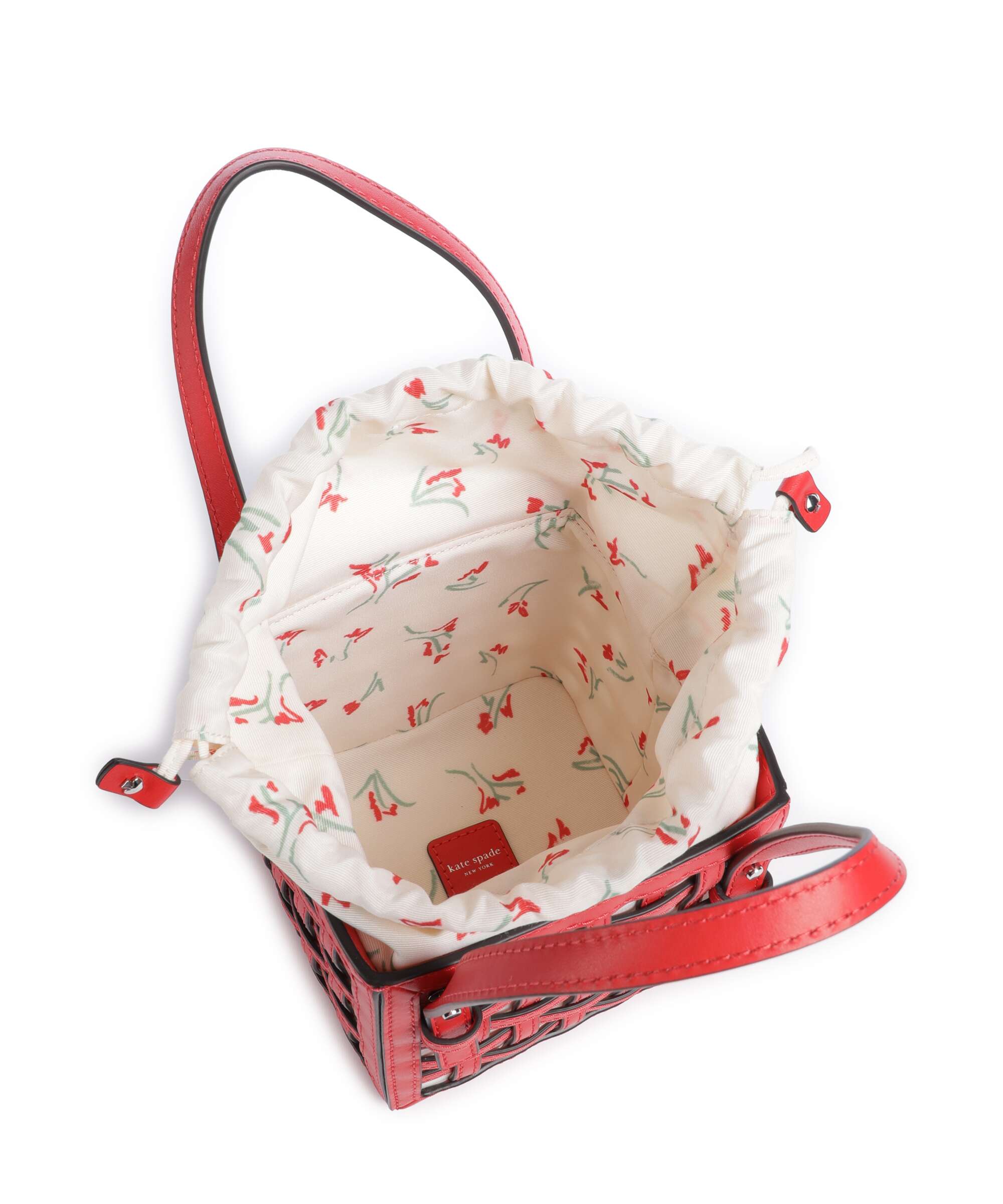 Kate Spade New York The Basket Handbag heirloom tomato - Image 6