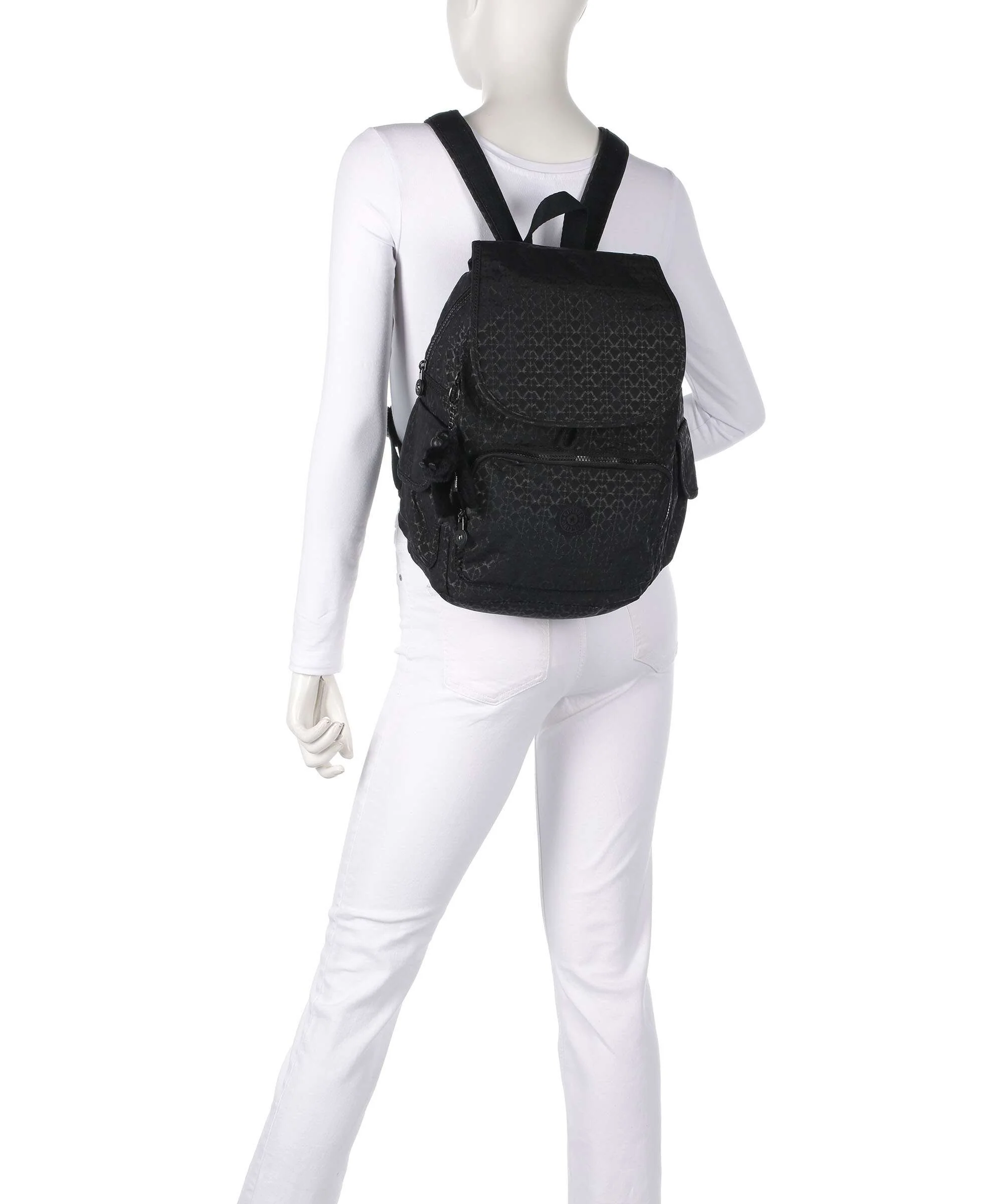 Kipling Basic City Pack Backpack signature embossed - Image 3