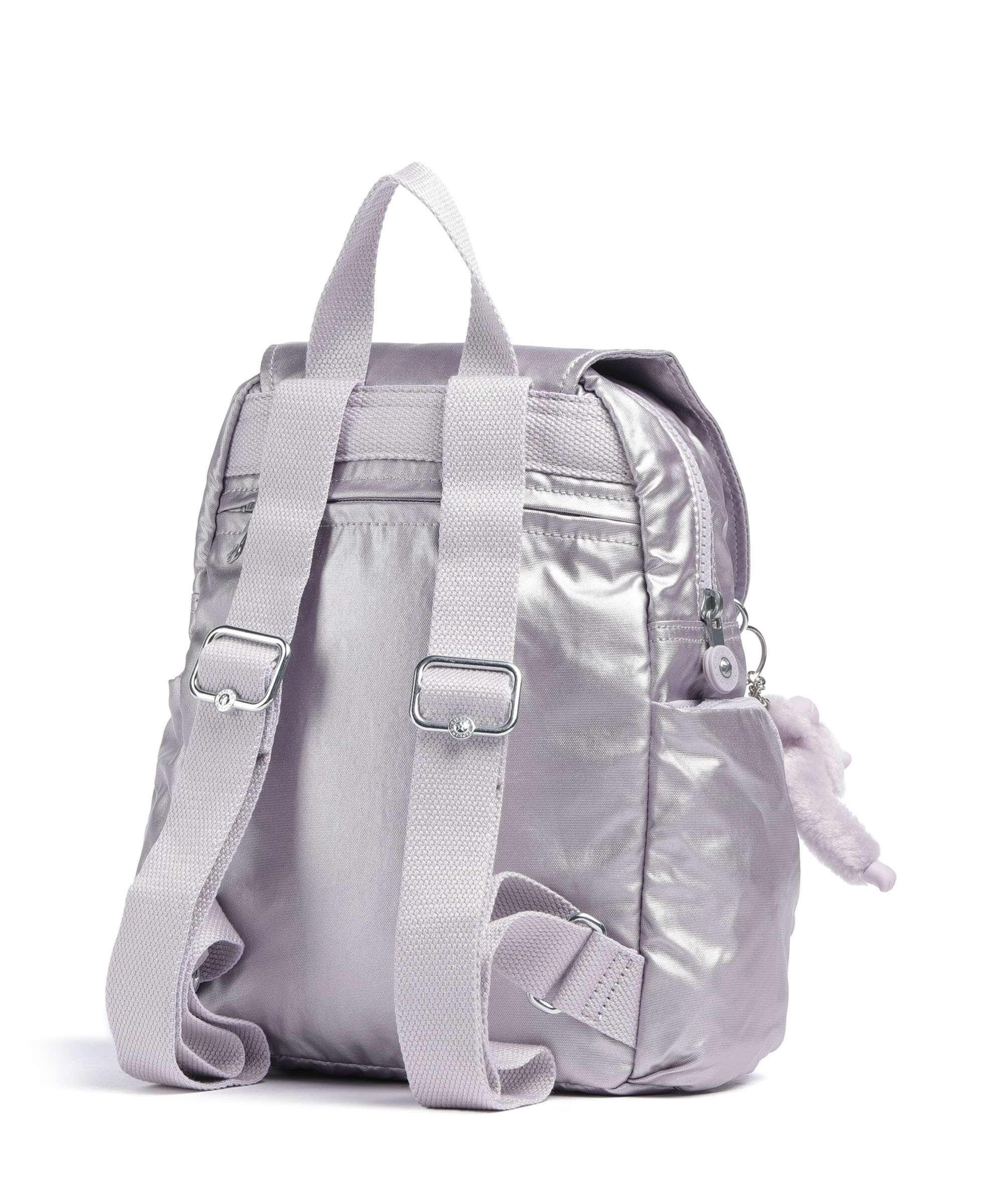 Kipling Basic City Zip Mini Backpack lilac moon/metallic - Image 2