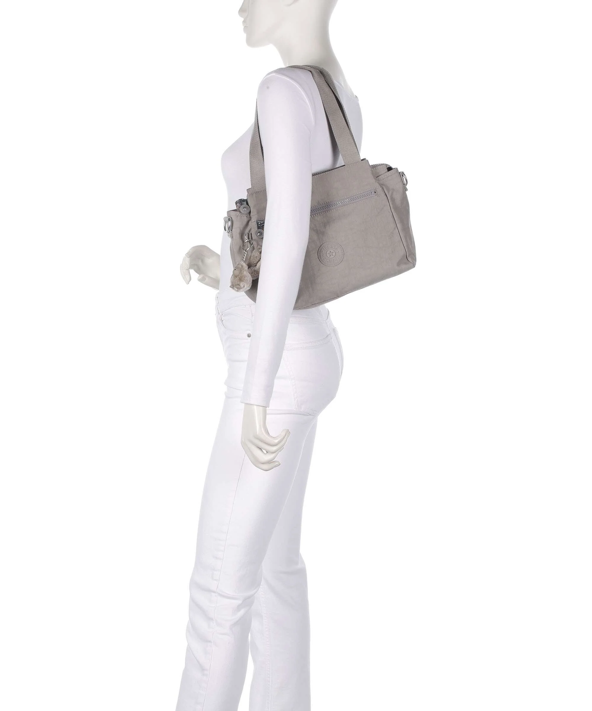 Kipling Basic Elysia Shoulder bag grey gris - Image 3