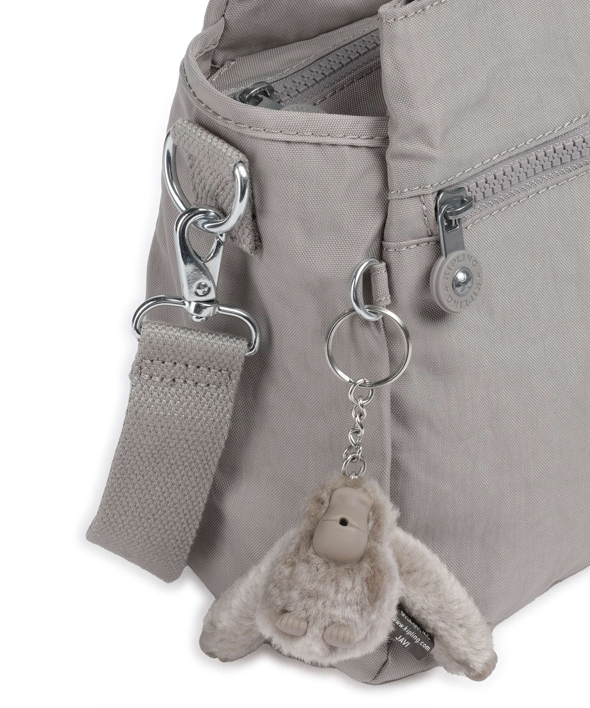 Kipling Basic Elysia Shoulder bag grey gris - Image 4