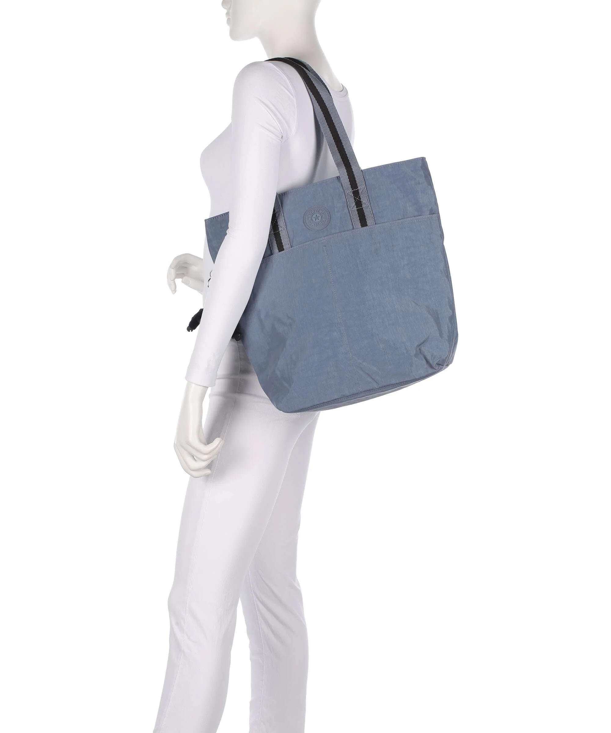 Kipling Basic Hanifa Tote bag blue stone - Image 3
