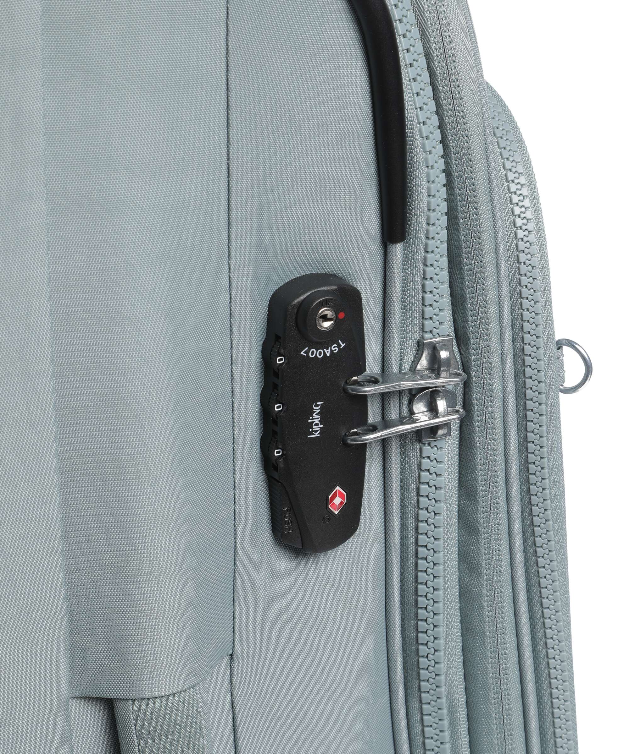 Kipling Basic New Youri M Spinner (4 wheels) relaxed grey - Image 3