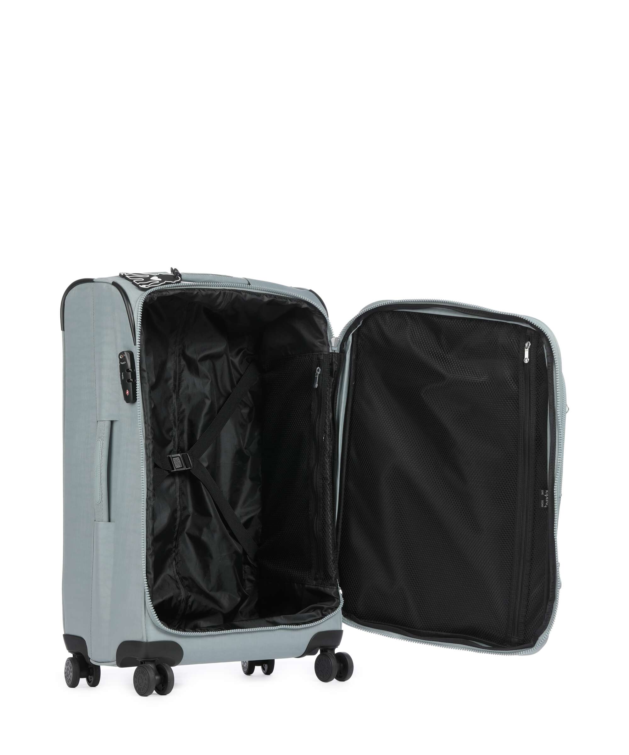 Kipling Basic New Youri M Spinner (4 wheels) relaxed grey - Image 6