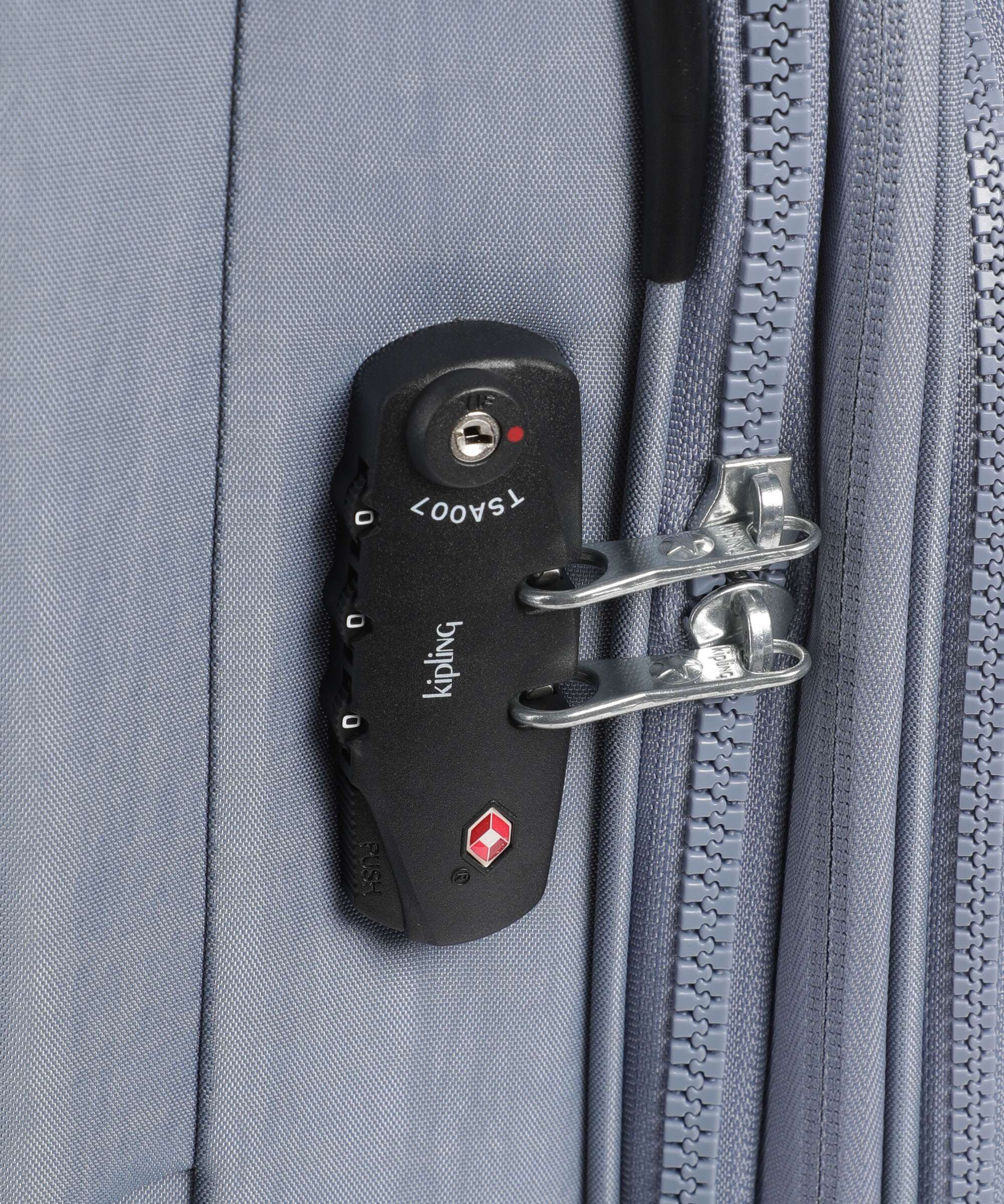 Kipling Basic New Youri M Spinner (4 wheels) blue stone - Image 3