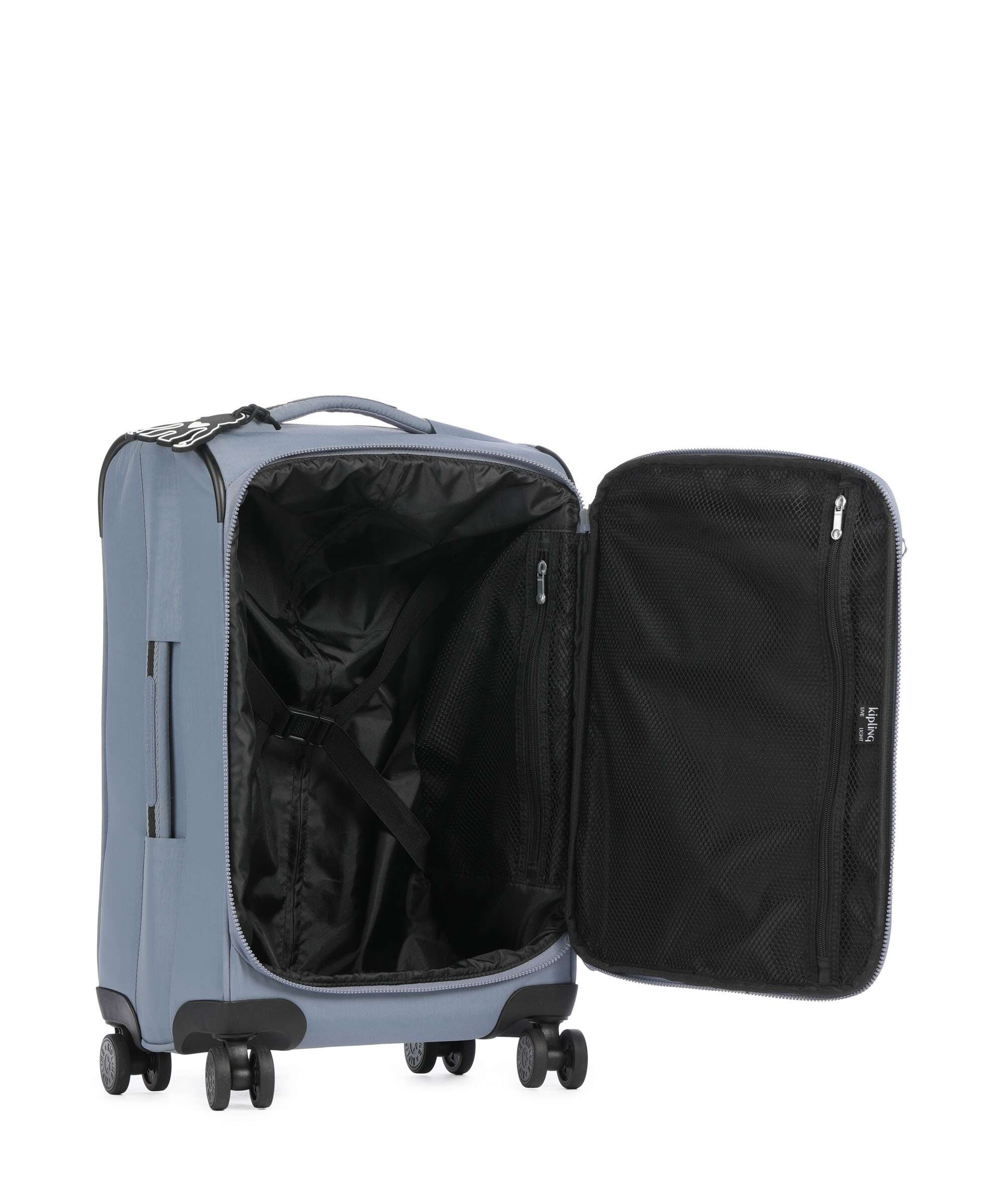 Kipling Basic New Youri S Spinner (4 wheels) blue stone - Image 5