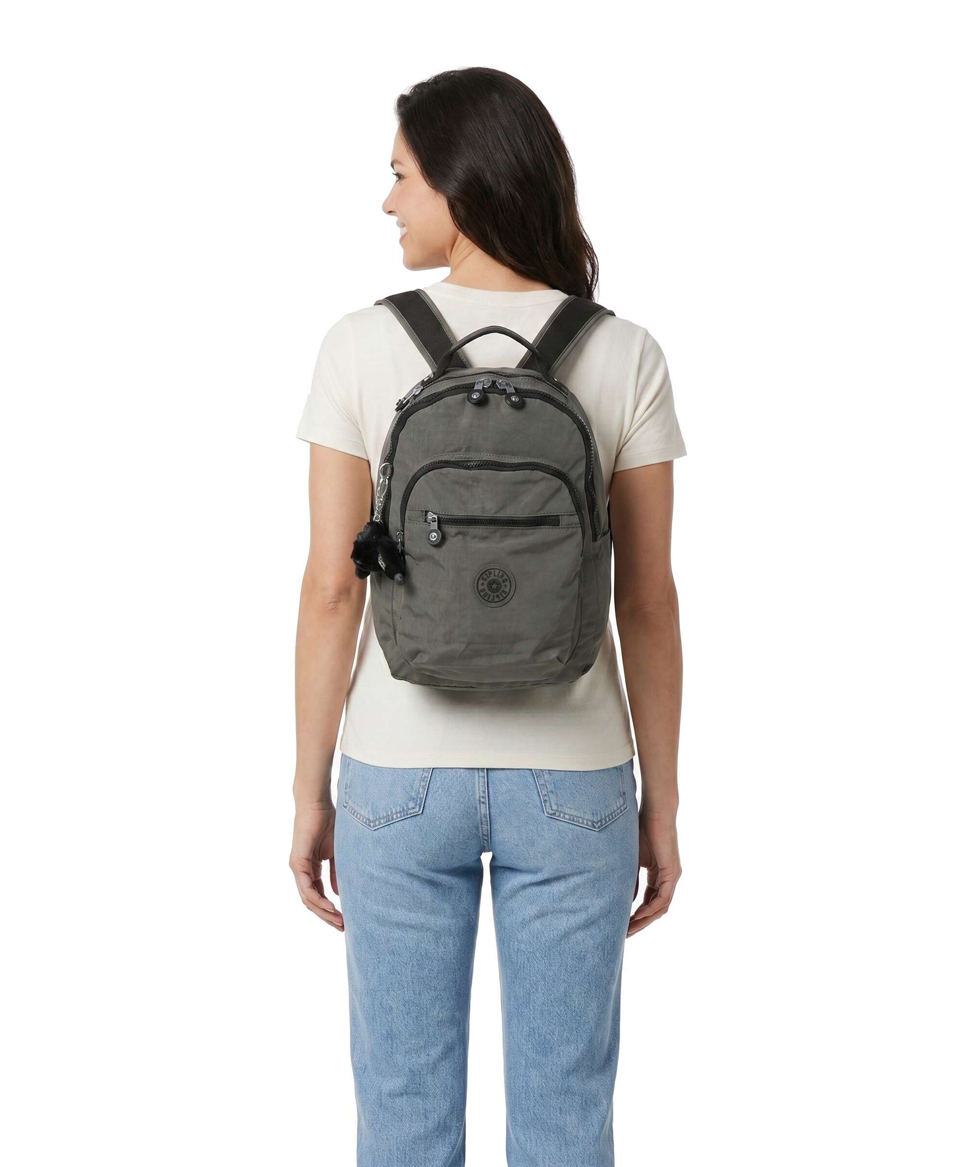 Kipling Basic Seoul S Backpack green moss - Image 3