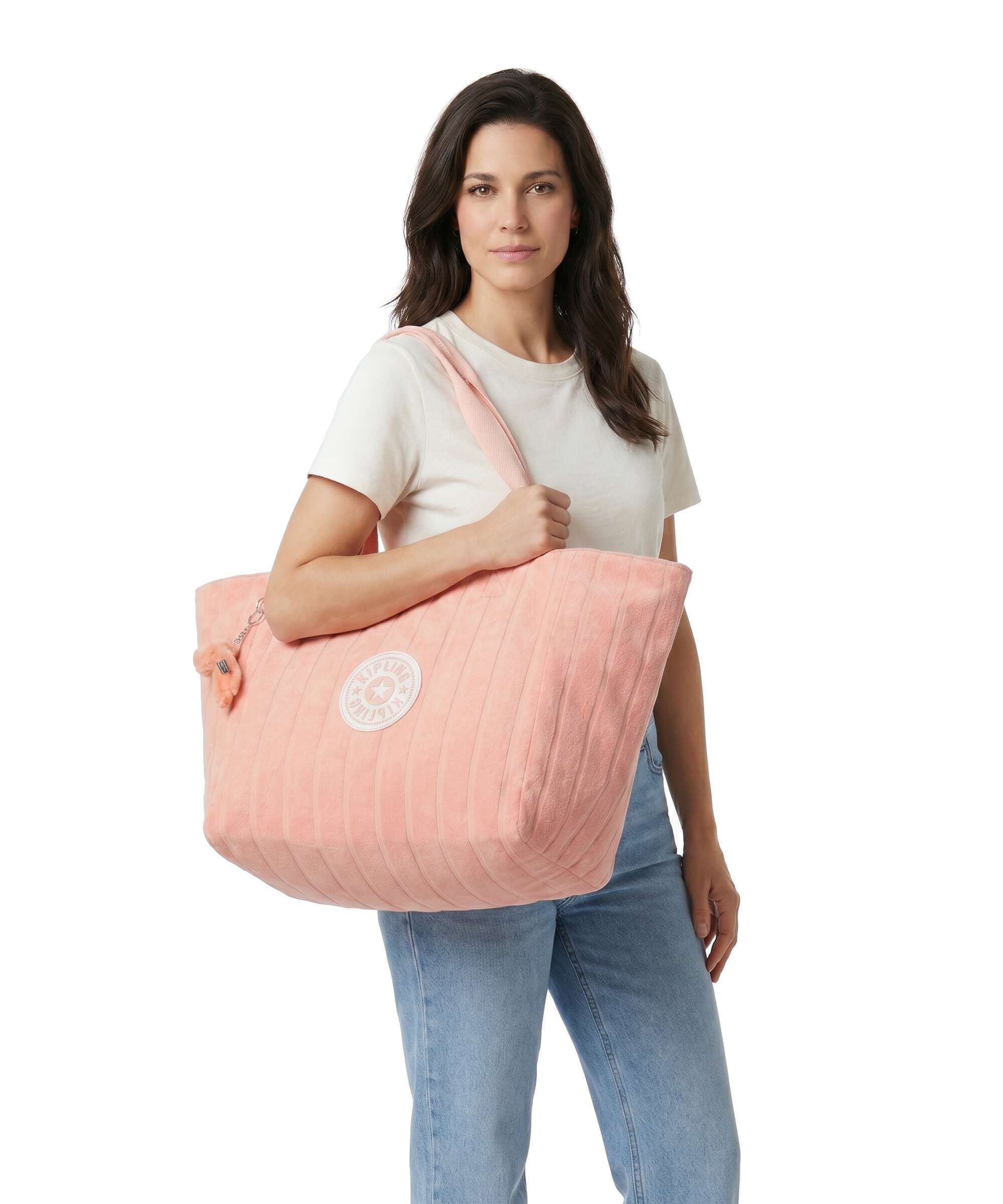 Kipling Beach Naomi Tote bag orangy towel - Image 3