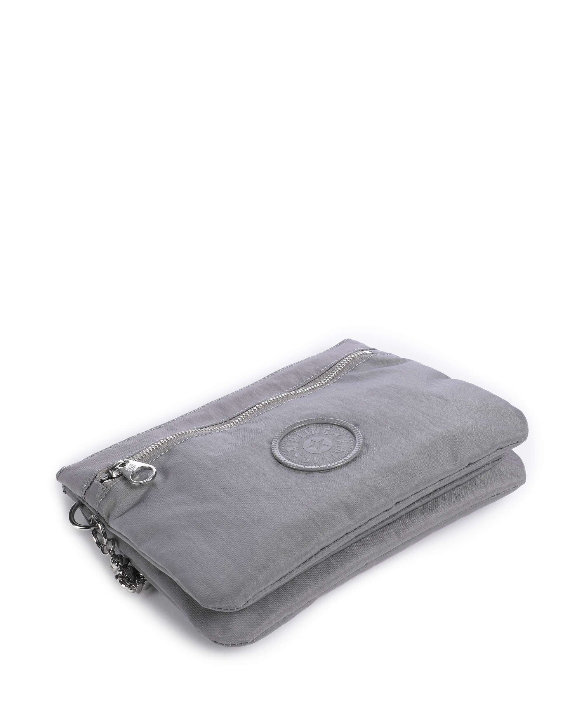 Kipling Charm Riri L Zip Crossbody bag grey spice - Image 5