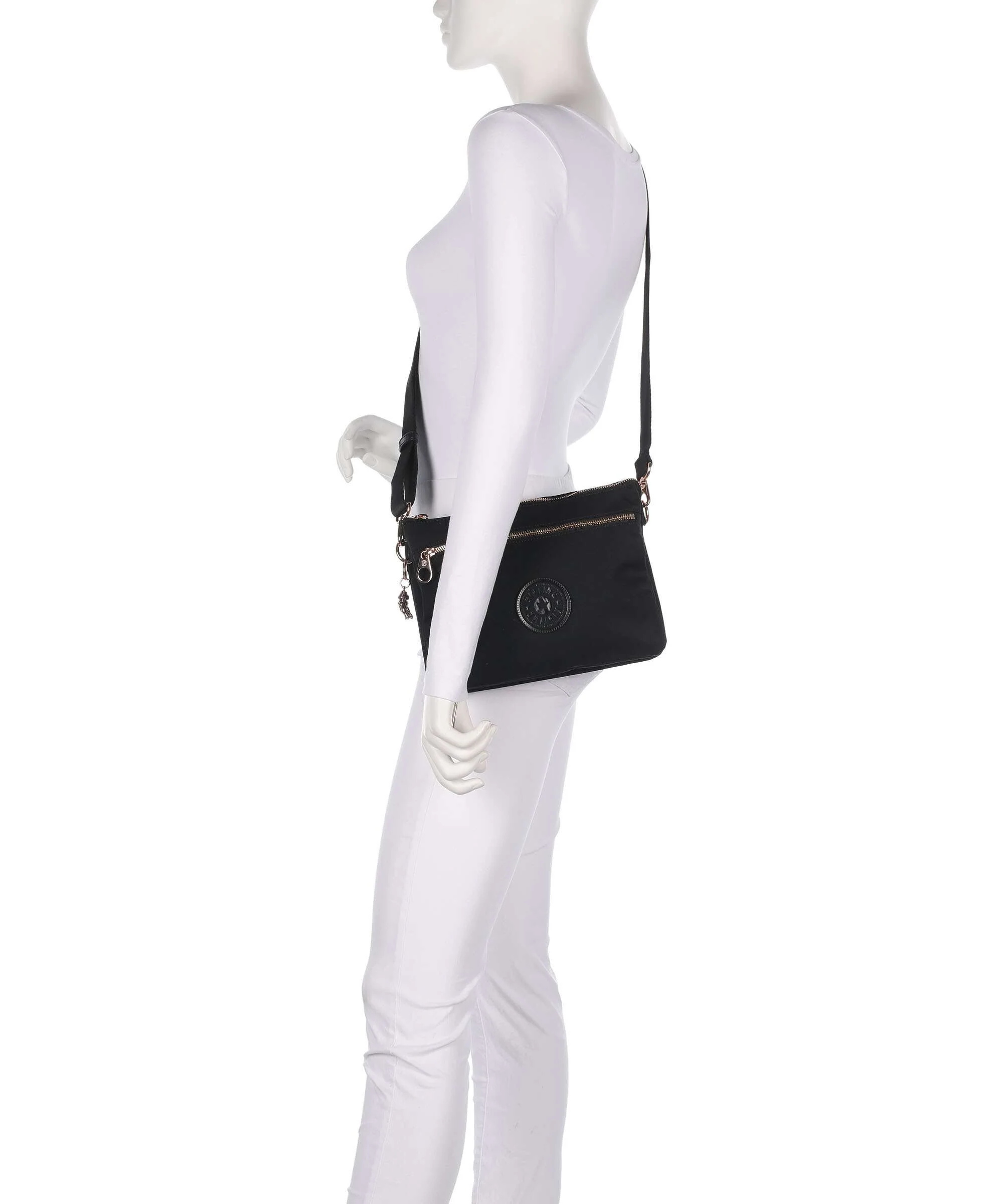Kipling Charm Riri L Zip Crossbody bag black rose spice - Image 3