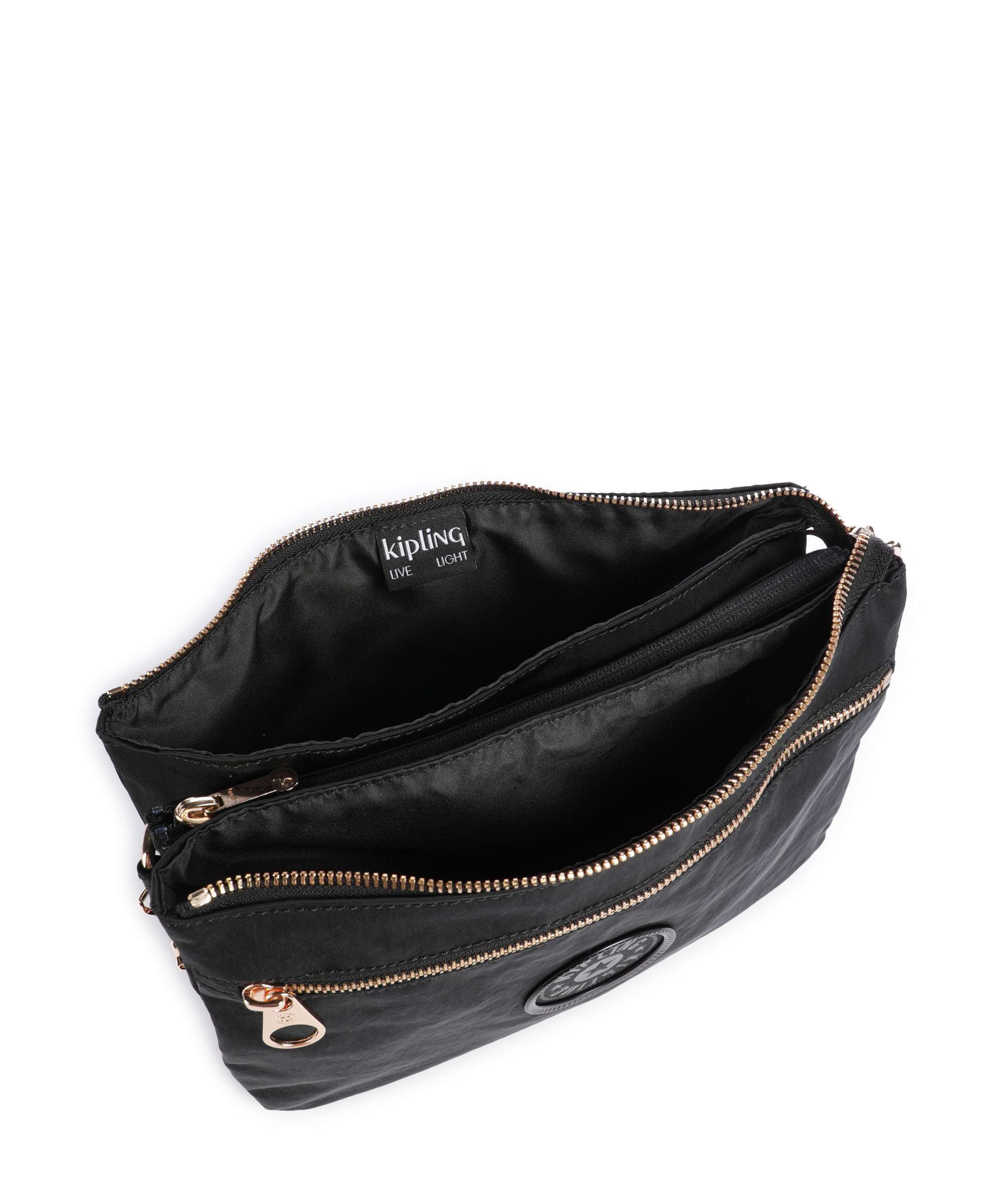 Kipling Charm Riri L Zip Crossbody bag black rose spice - Image 6