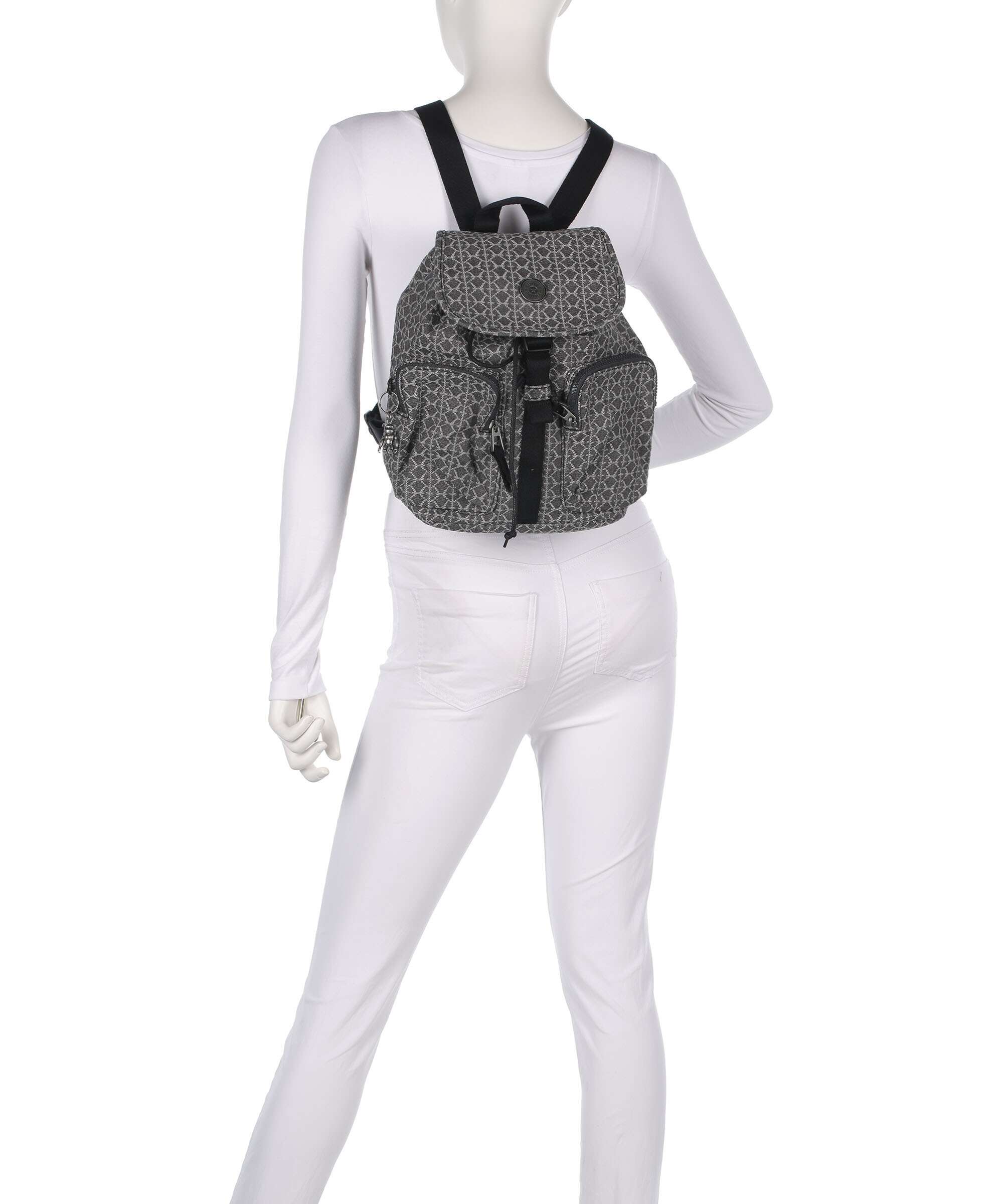 Kipling Denim Love Anto S Backpack grey/denim - Image 3