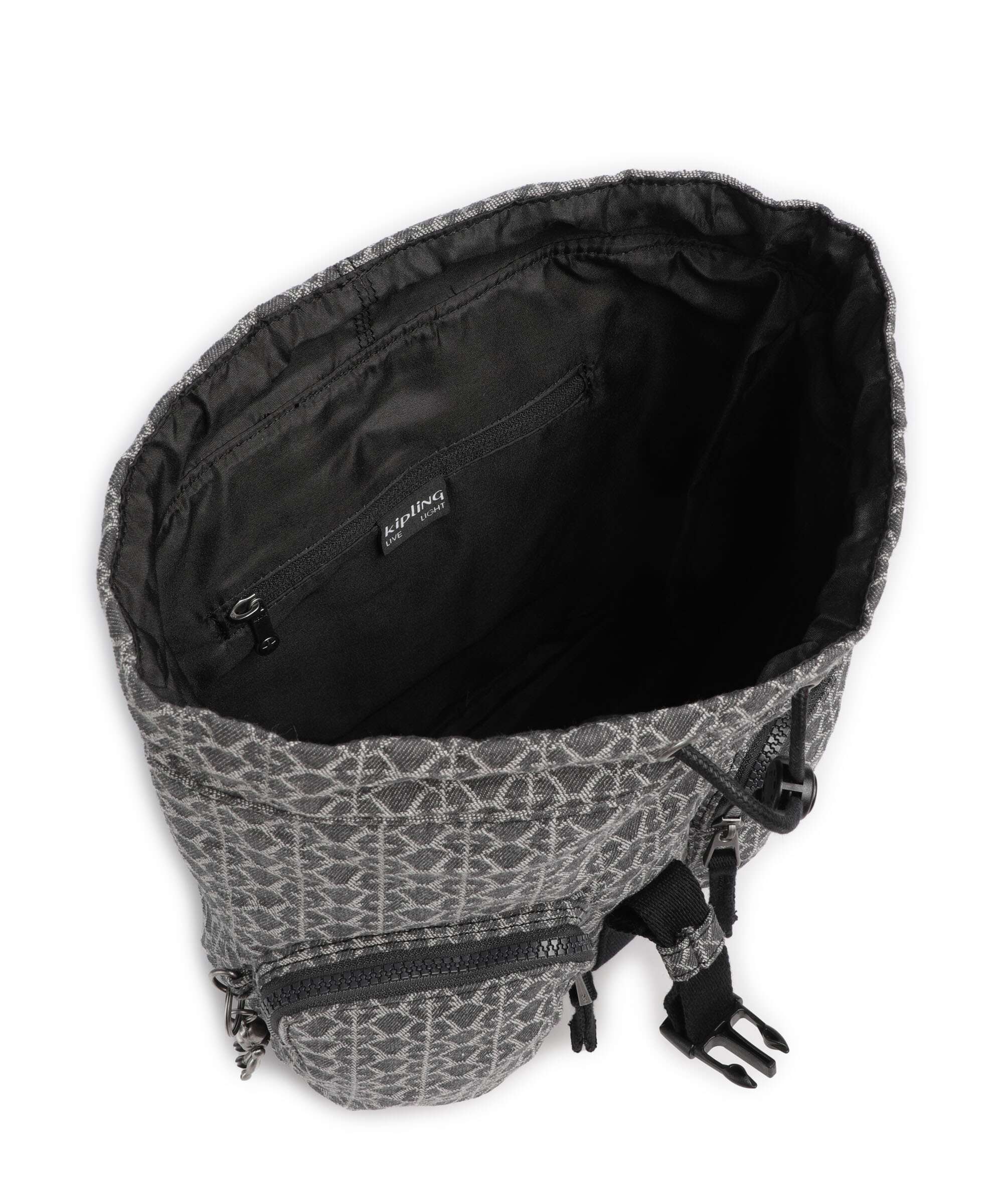 Kipling Denim Love Anto S Backpack grey/denim - Image 5