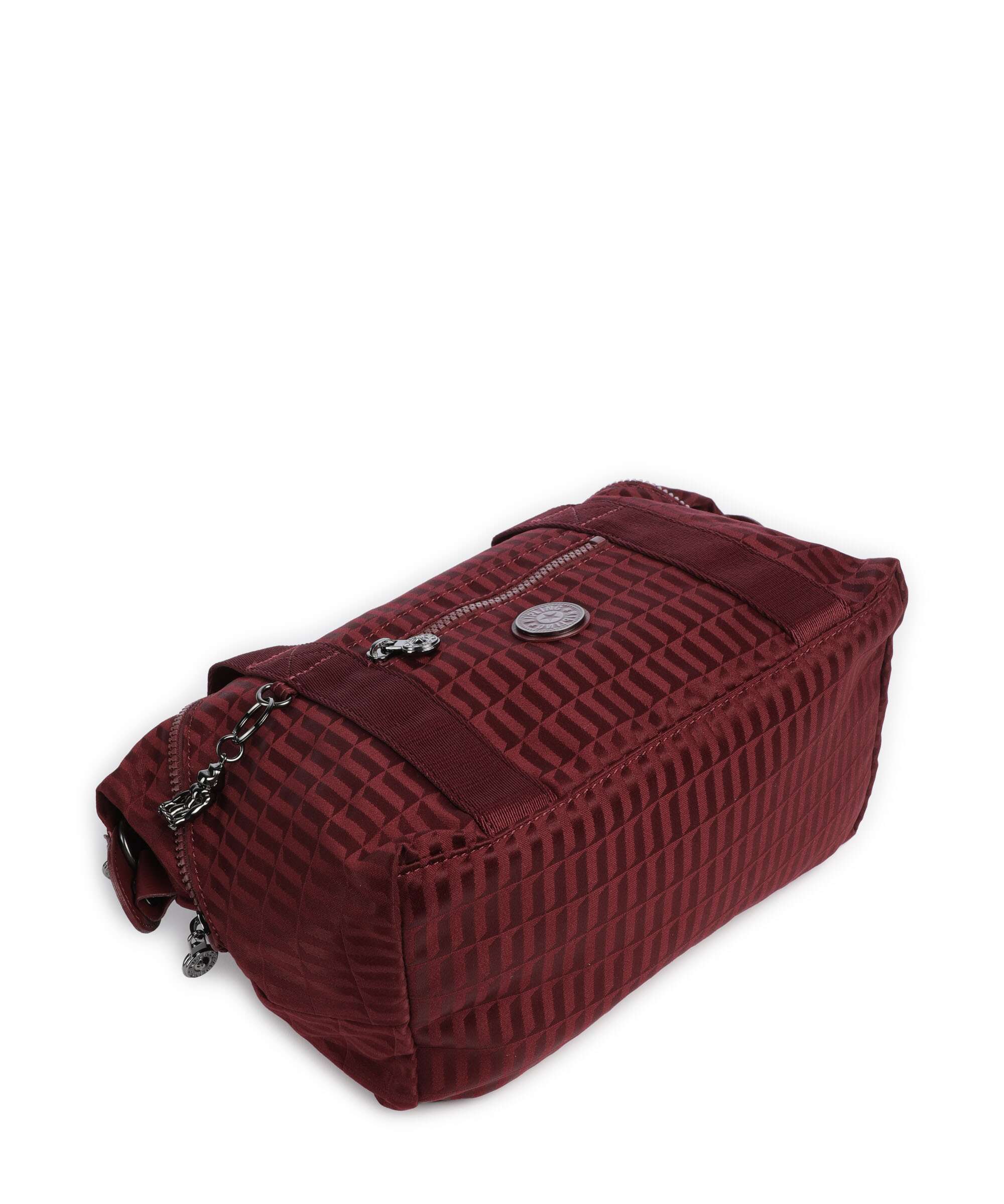 Kipling Elevated Art Mini Handbag maroon tile - Image 5