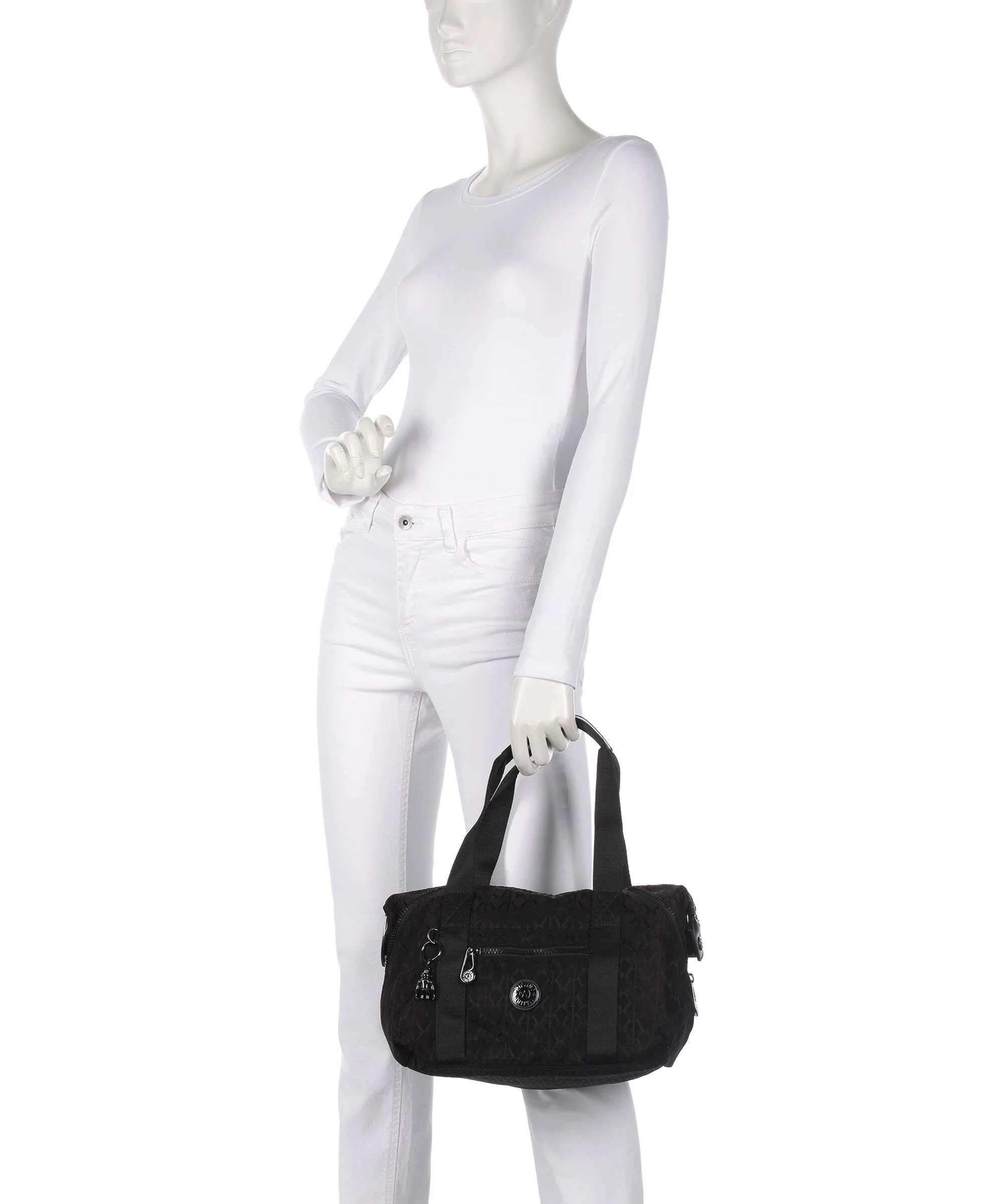 Kipling Elevated Art Mini Handbag black sign - Image 3