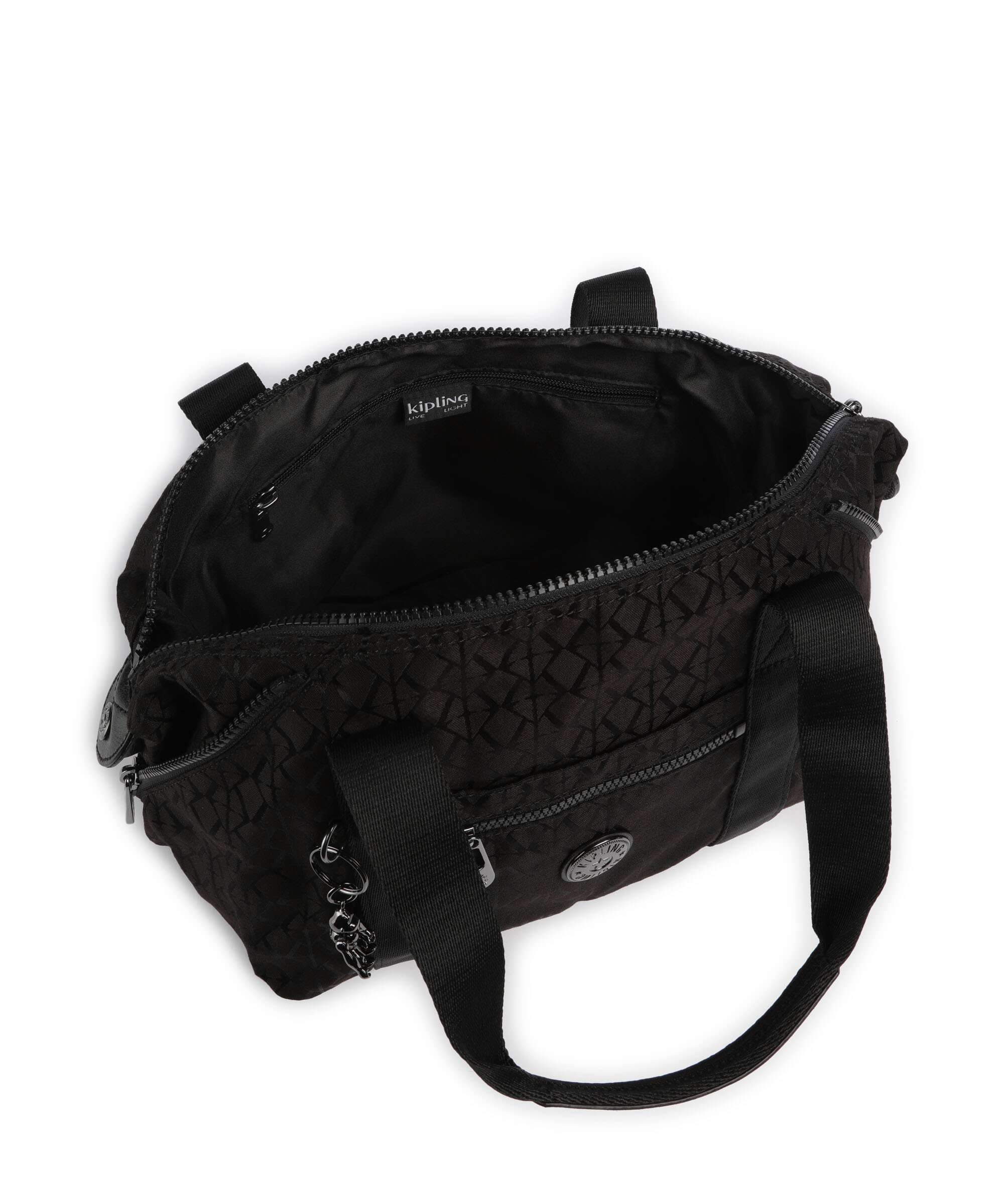 Kipling Elevated Art Mini Handbag black sign - Image 6