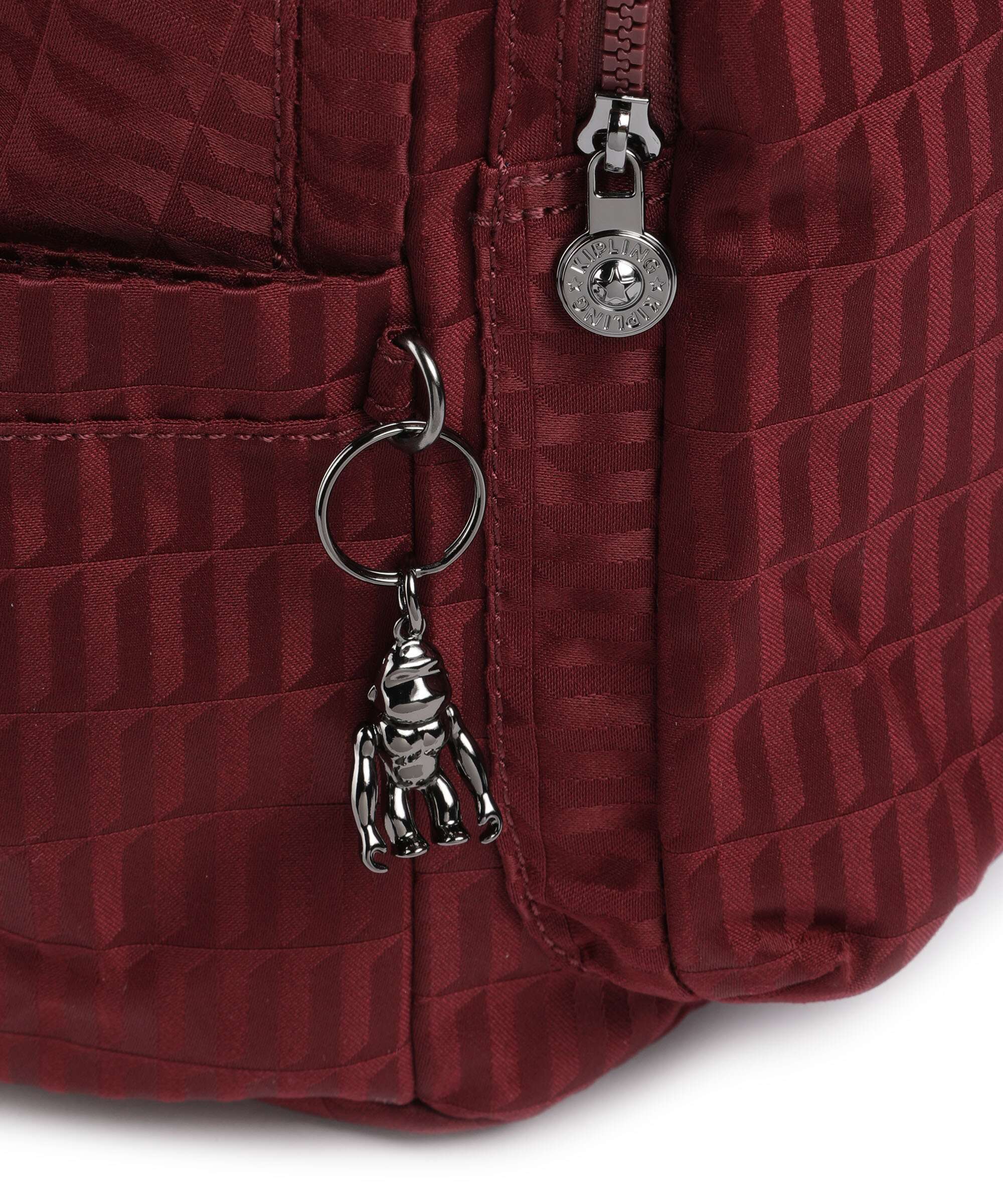 Kipling Elevated Delia Backpack maroon tile - Image 4