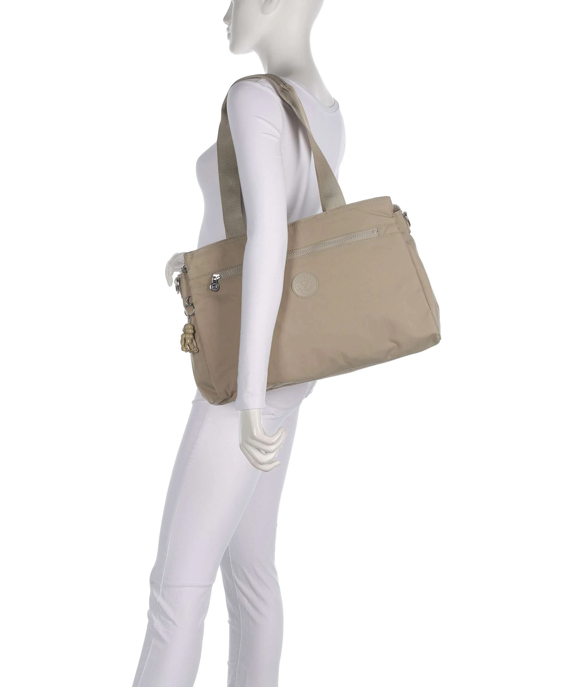 Kipling Elevated Elysia Work Tote bag boho tan - Image 3