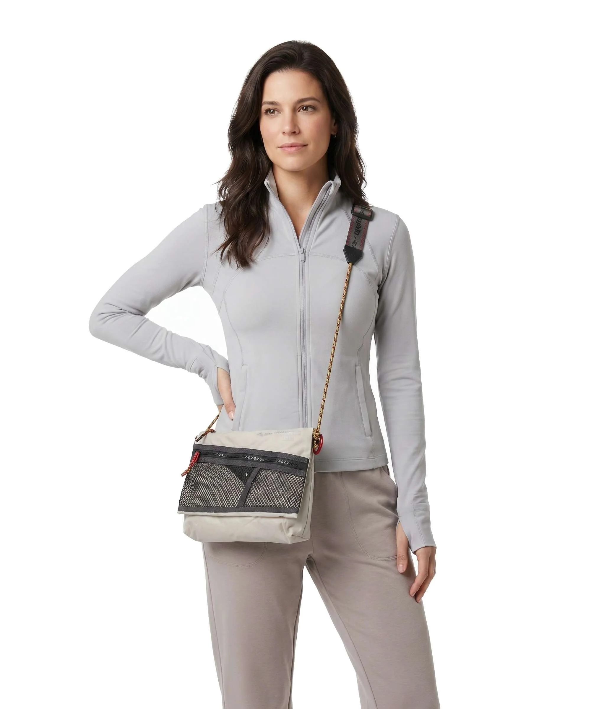 Klättermusen Algir Crossbody bag putty grey - Image 3