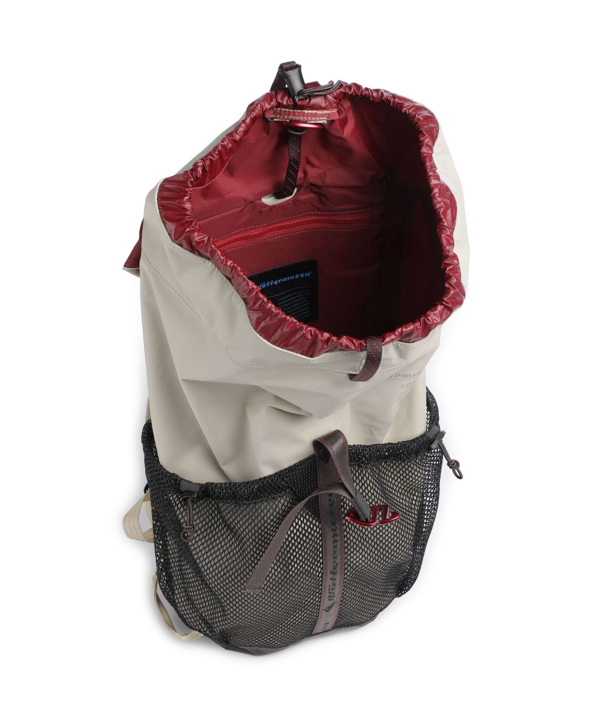 Klättermusen Fjörm 18 Trekking backpack silver creme - Image 6