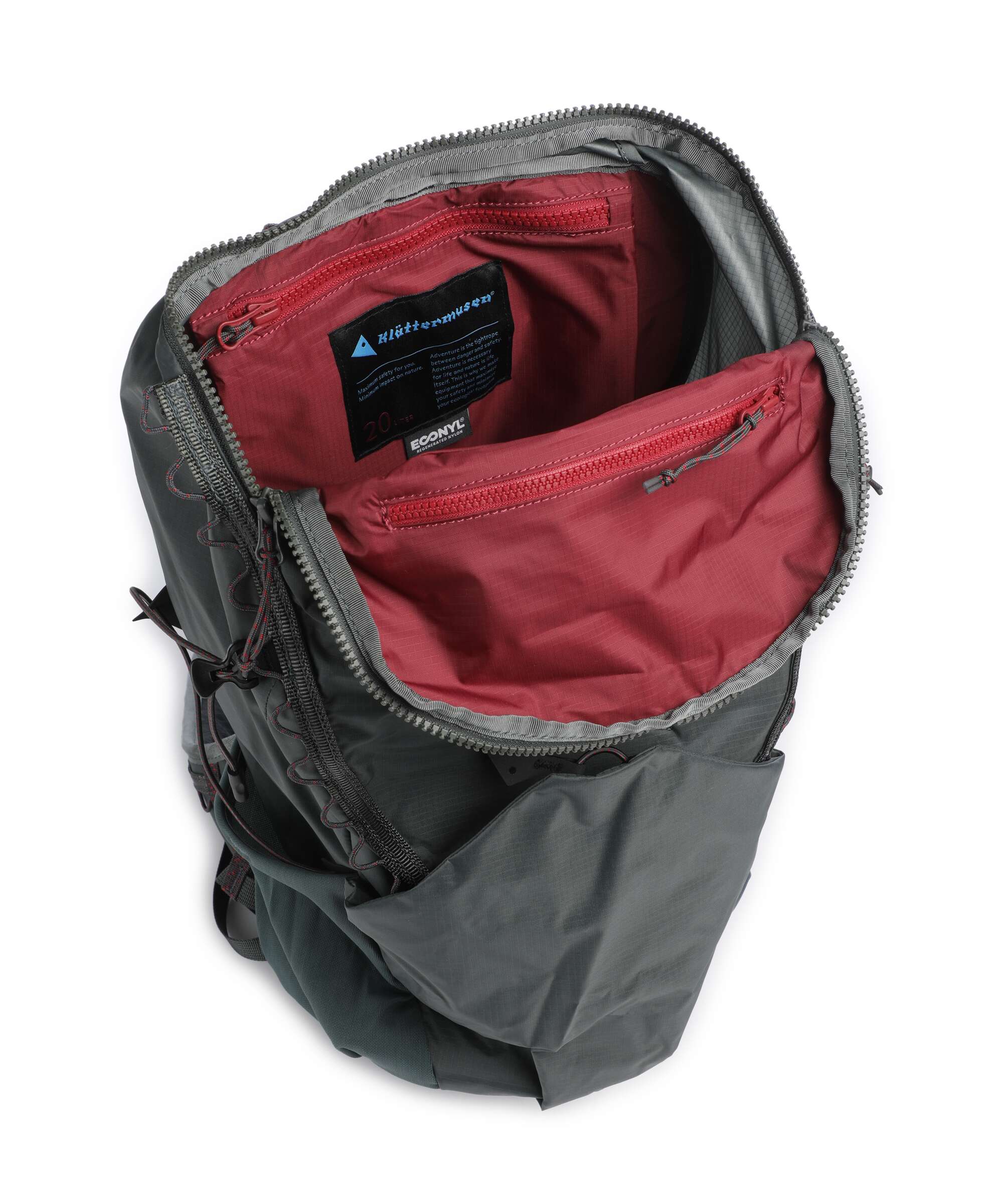 Klättermusen Gilling 20 Hiking backpack dark teal - Image 4