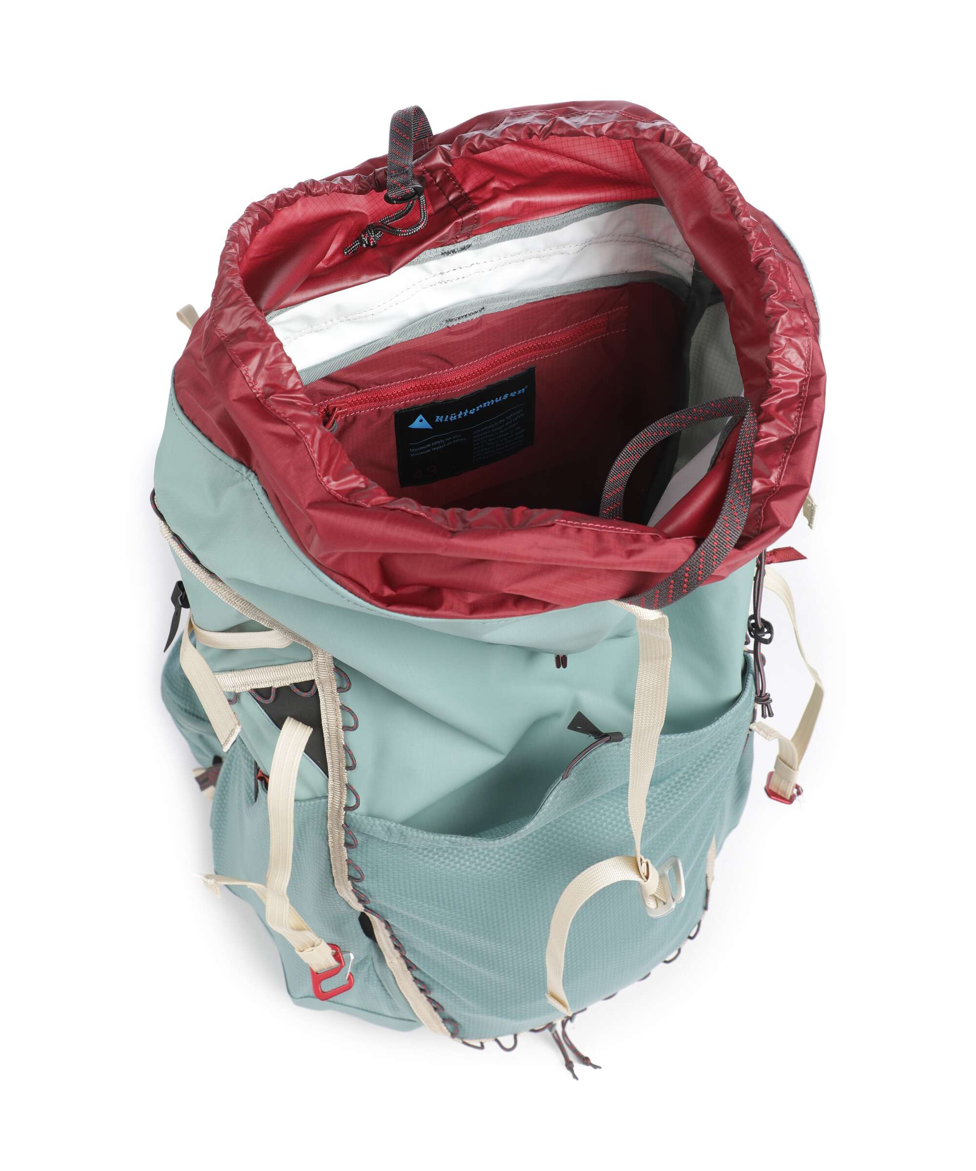 Klättermusen Gungne 43 Hiking backpack jade green - Image 4