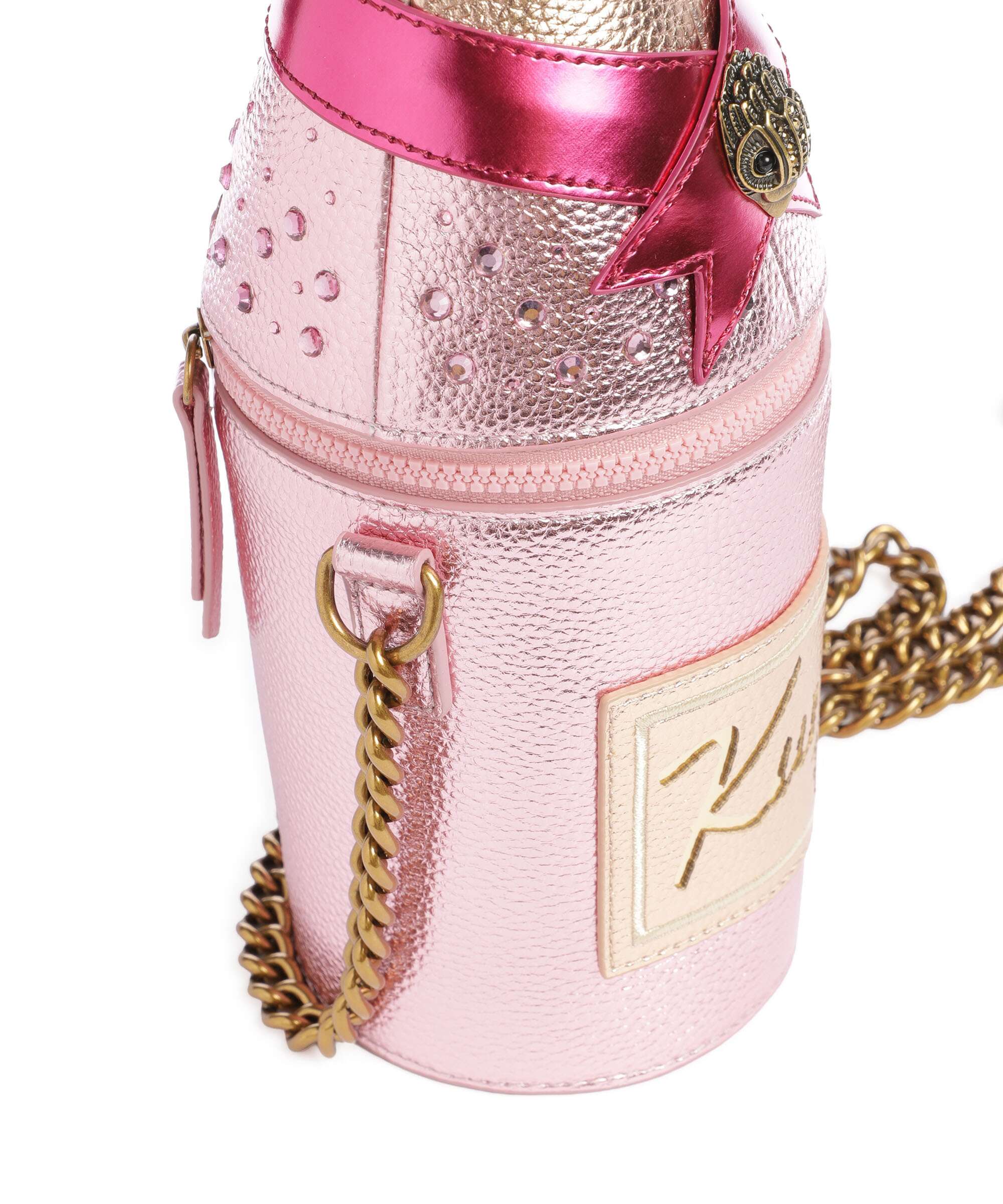 Kurt Geiger Champagne Bottle Crossbody bag pink - Image 4